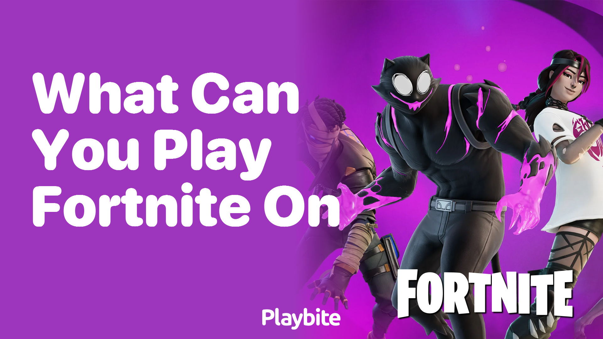 What Devices Can You Play Fortnite On?