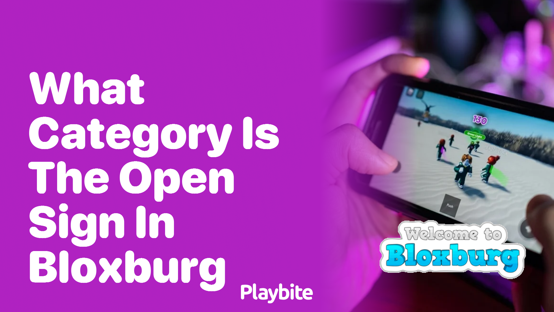 What Category is the Open Sign in Bloxburg?