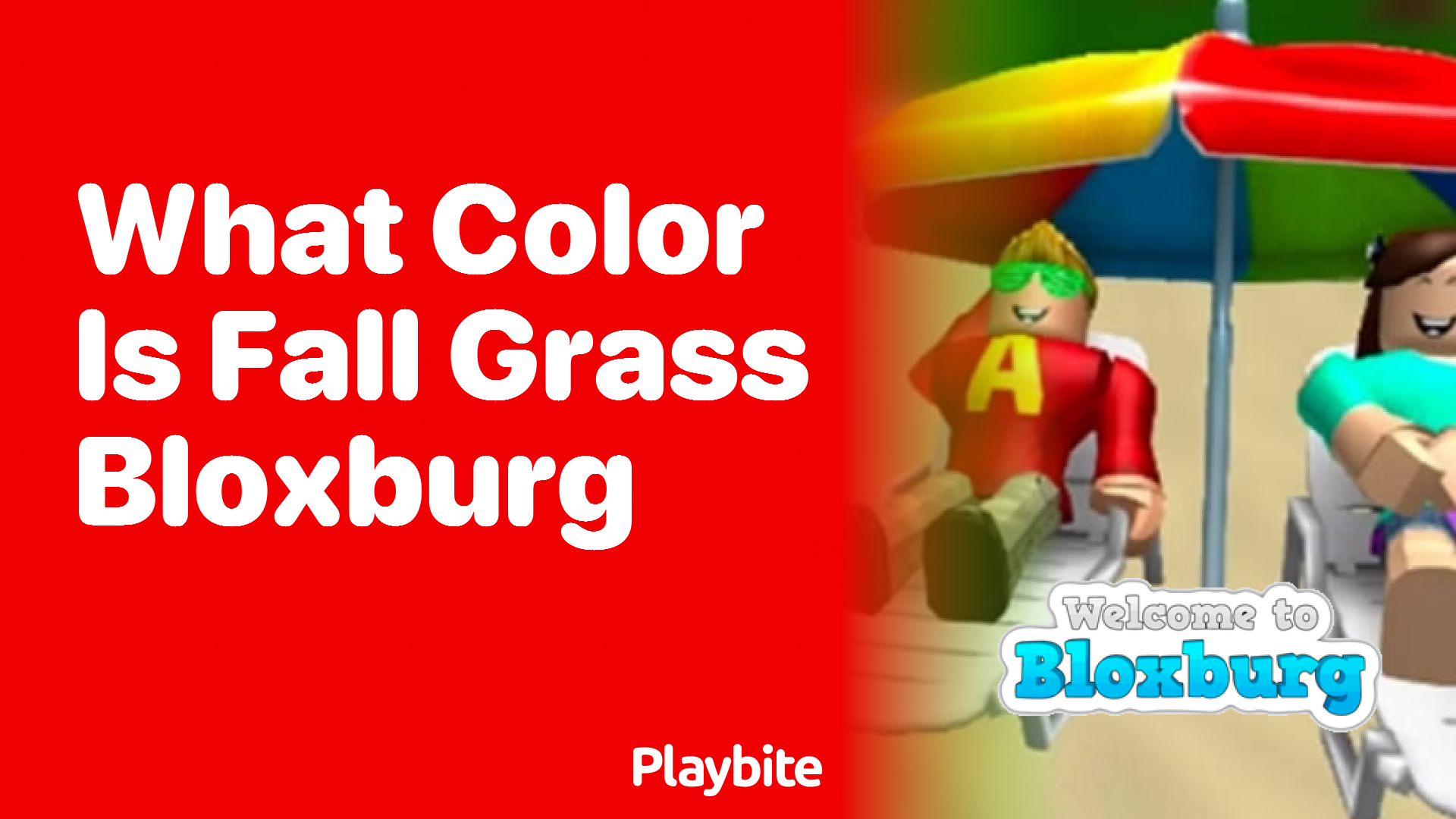 What Color is Fall Grass in Bloxburg?