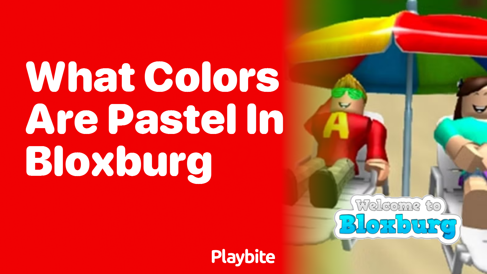 What Colors Are Pastel in Bloxburg?