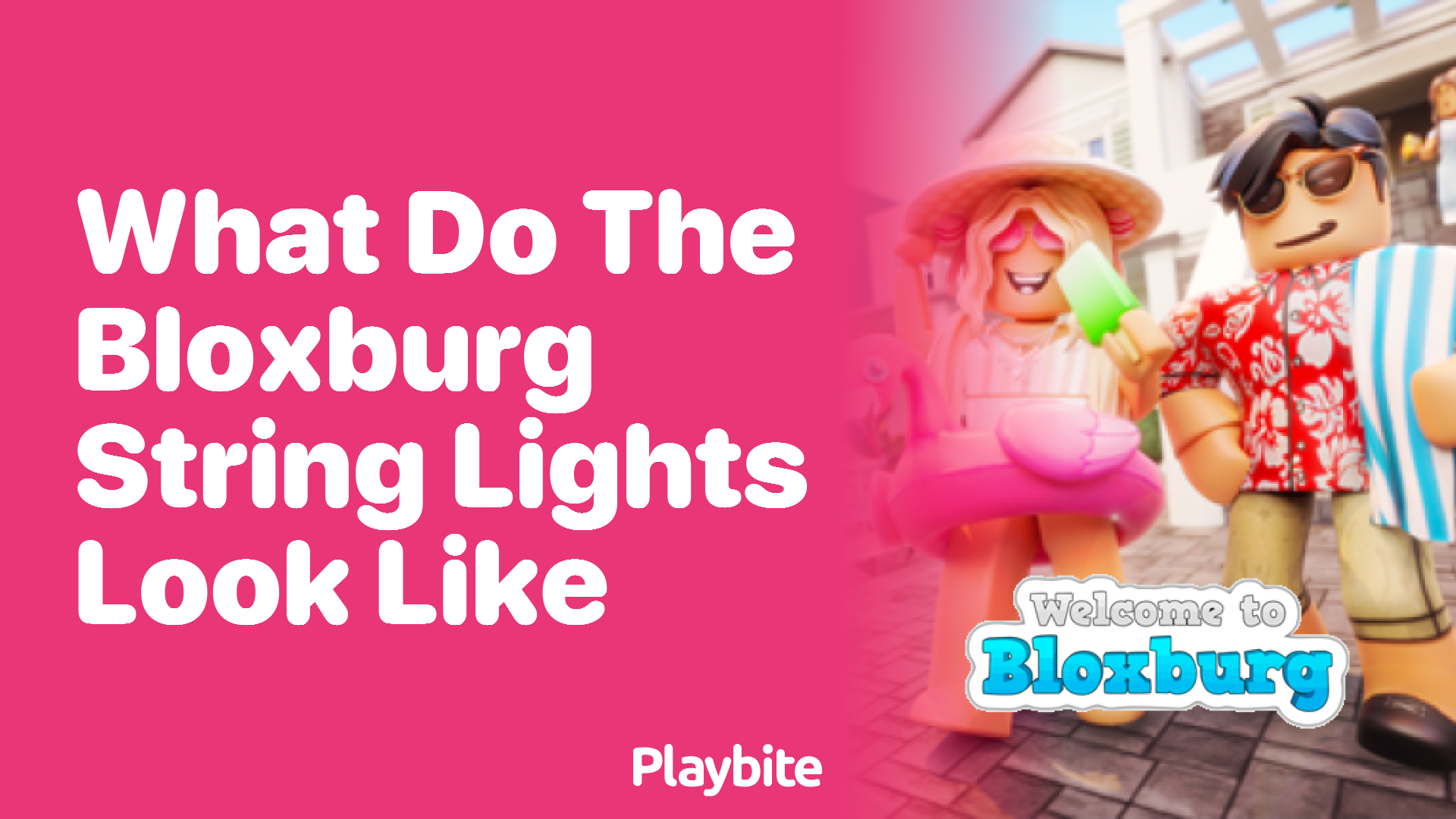 What Do the Bloxburg String Lights Look Like?