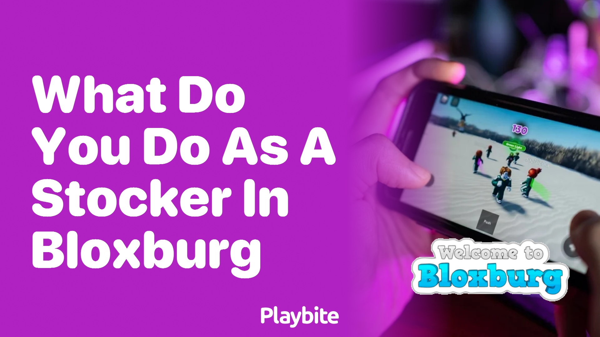 What Do You Do as a Stocker in Bloxburg?