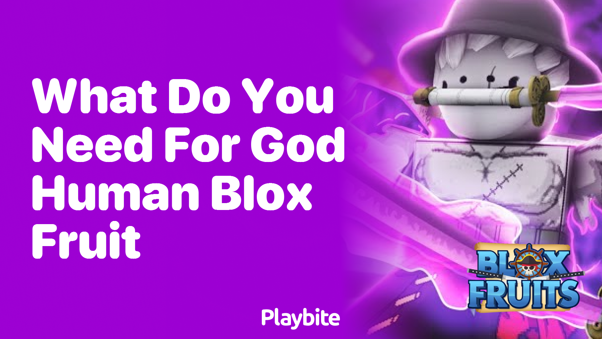 What Do You Need for God Human Blox Fruit?