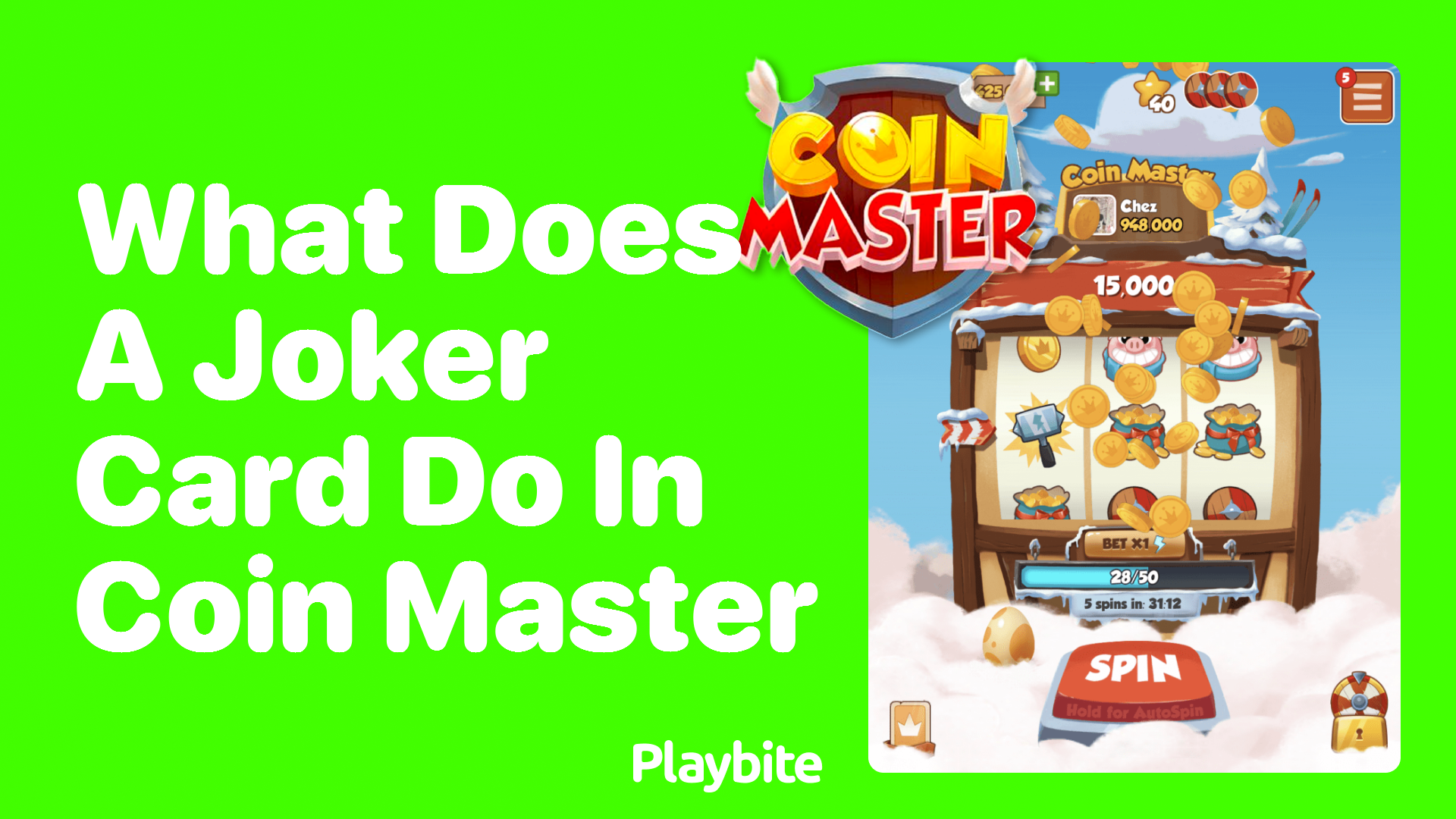 What does a Joker Card do in Coin Master?