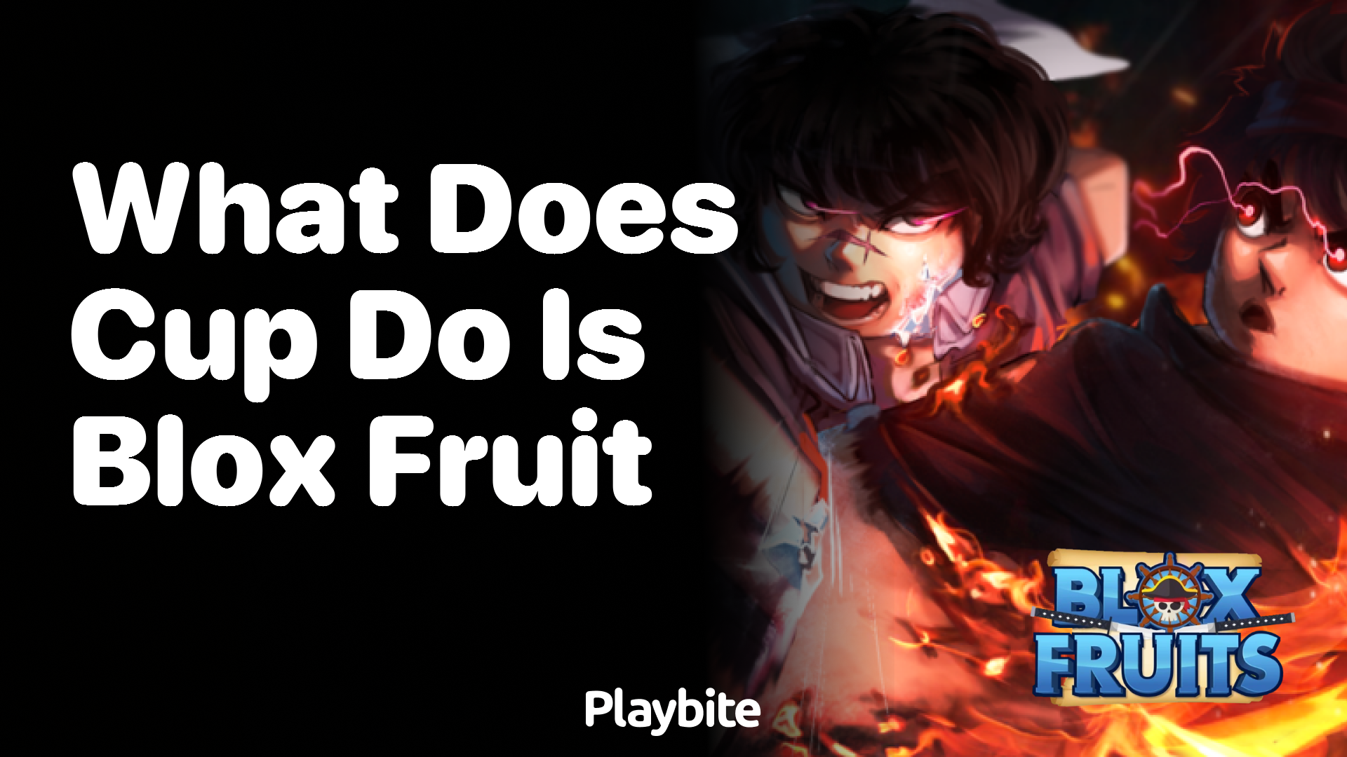 What Does the Cup Do in Blox Fruit?