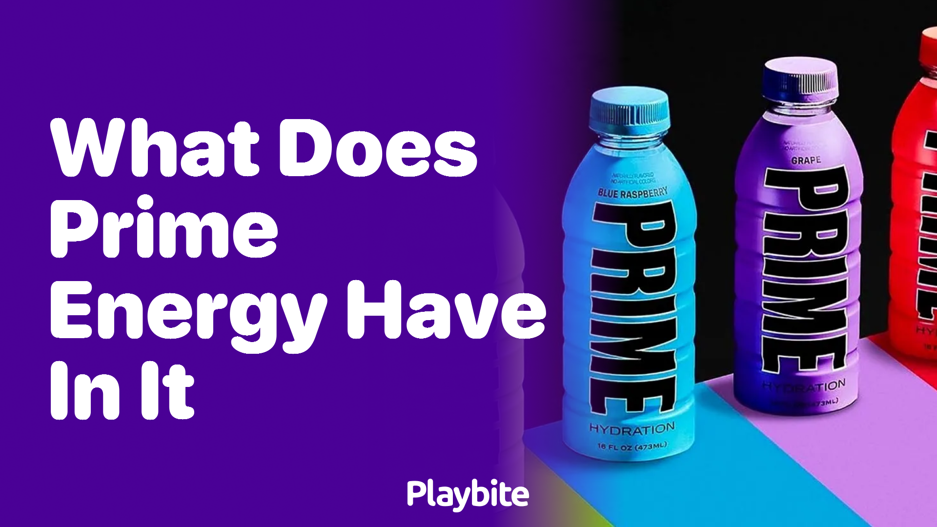 What Does PRIME Energy Contain?