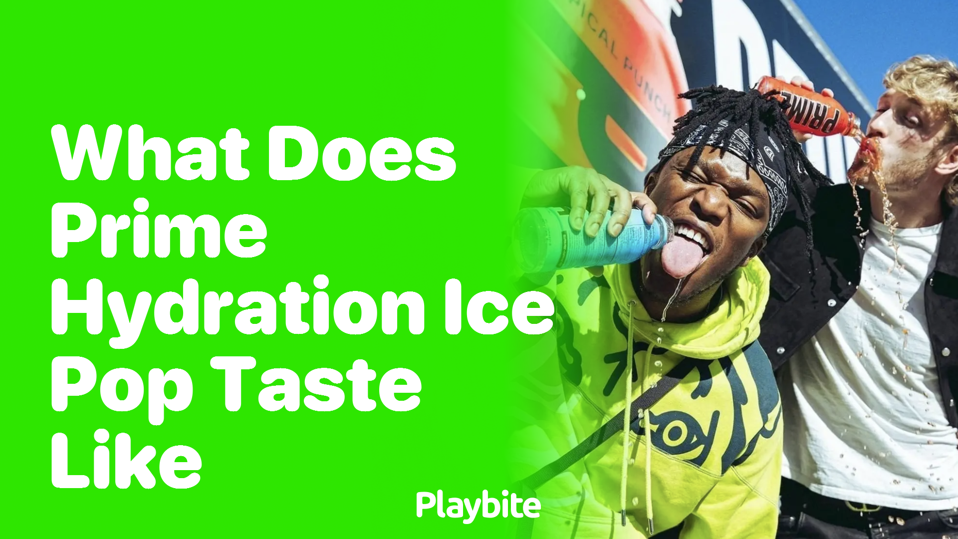 What Does Prime Hydration Ice Pop Taste Like?