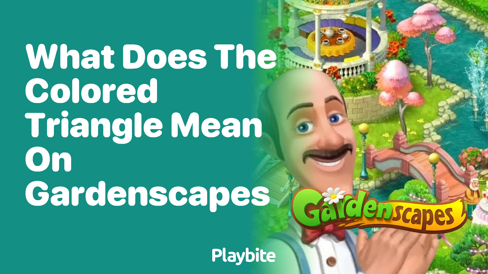 What Does the Colored Triangle Mean on Gardenscapes?