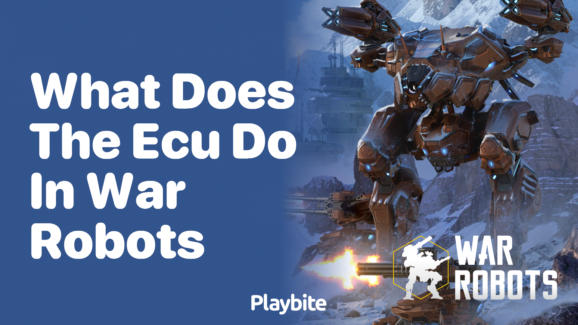 What Does the ECU Do in War Robots?