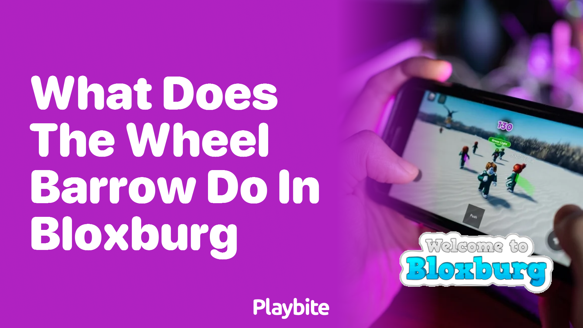 What Does the Wheelbarrow Do in Bloxburg?