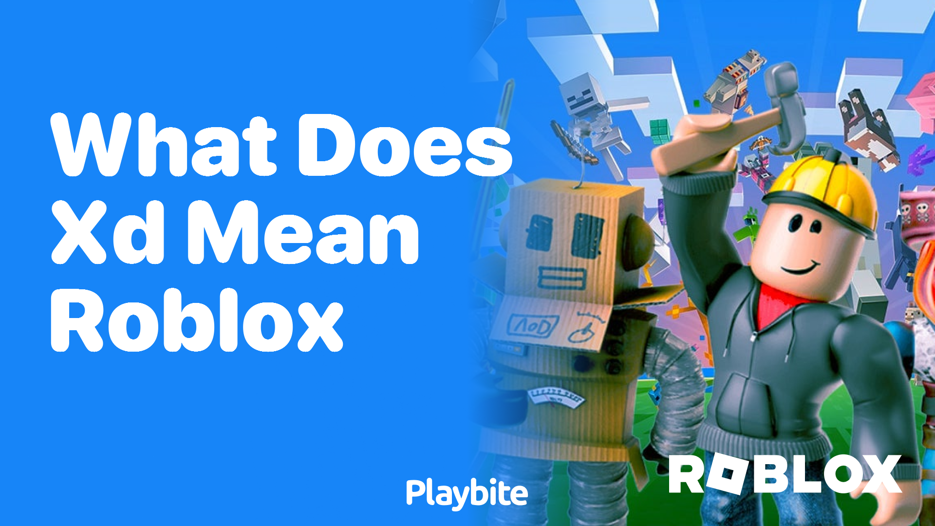 What Does XD Mean in Roblox? - Playbite