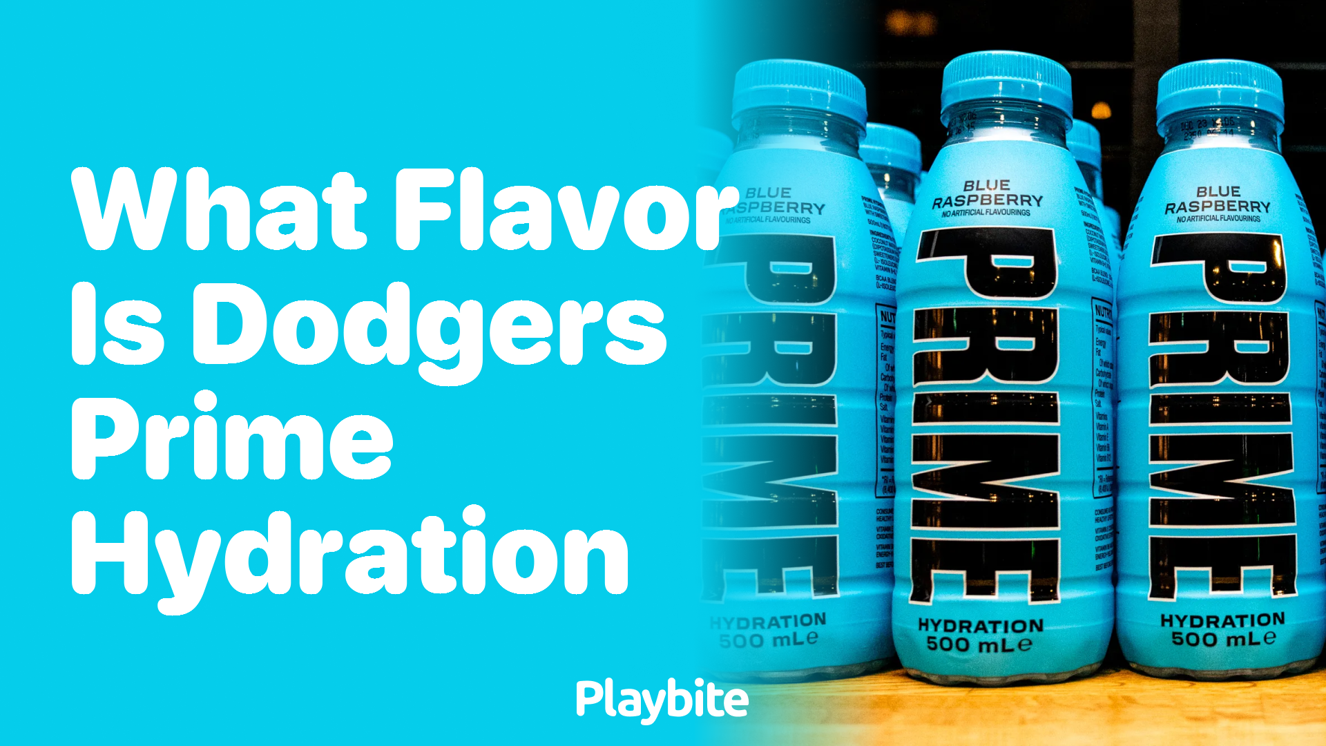 What Flavor is Dodgers Prime Hydration?