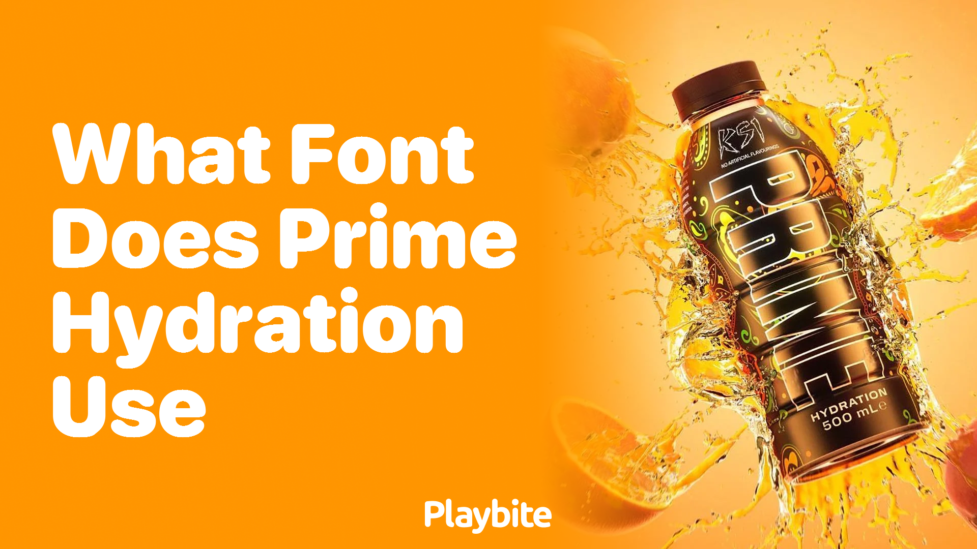 What Font Does Prime Hydration Use?