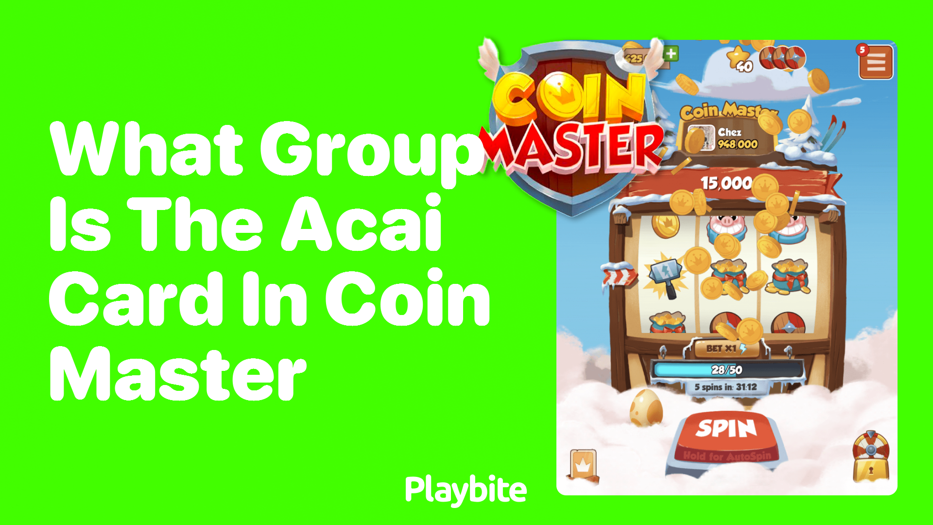 What Group Is the Acai Card in Coin Master?