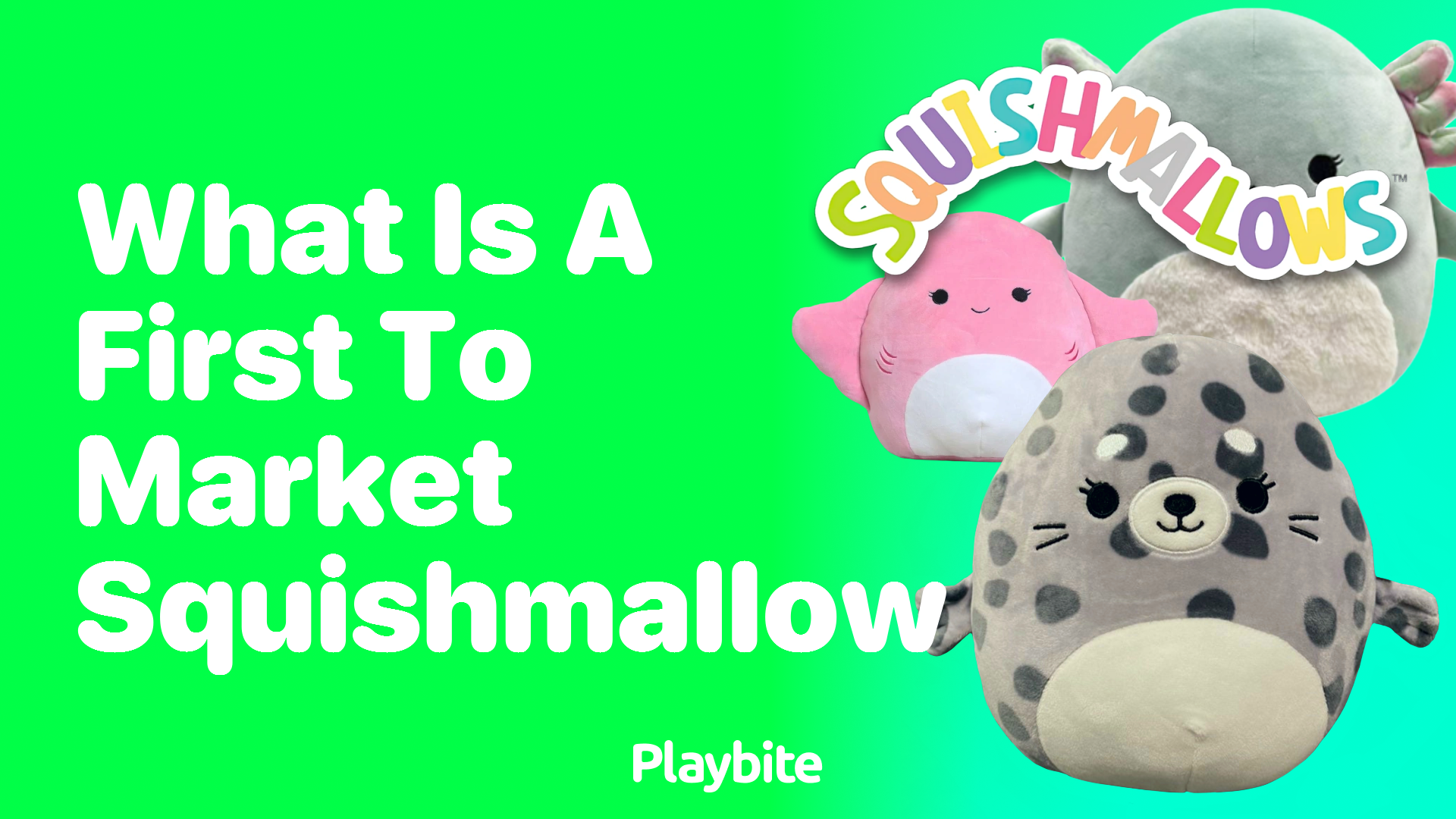 What Is a First to Market Squishmallow?