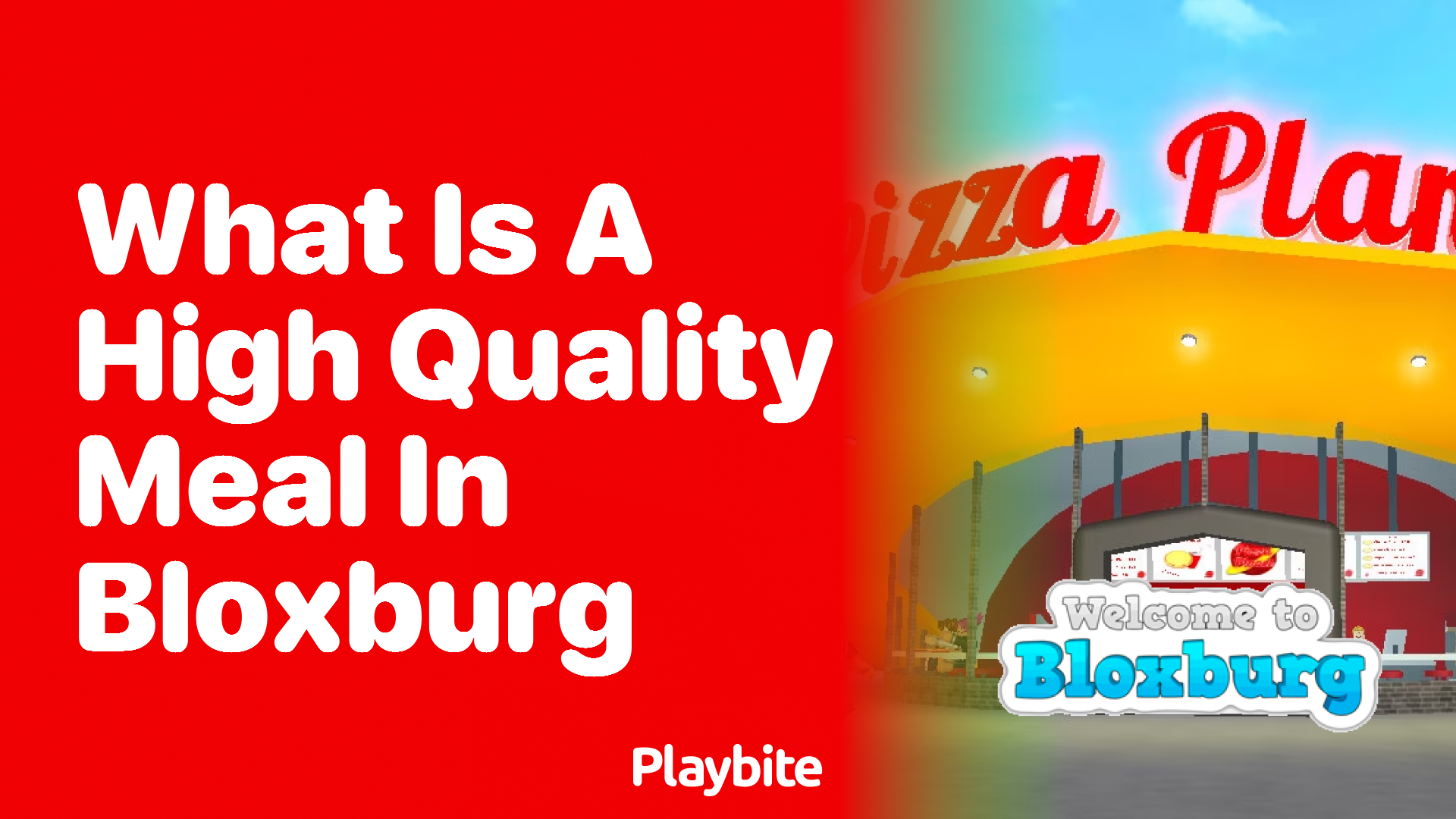 What Is a High-Quality Meal in Bloxburg?