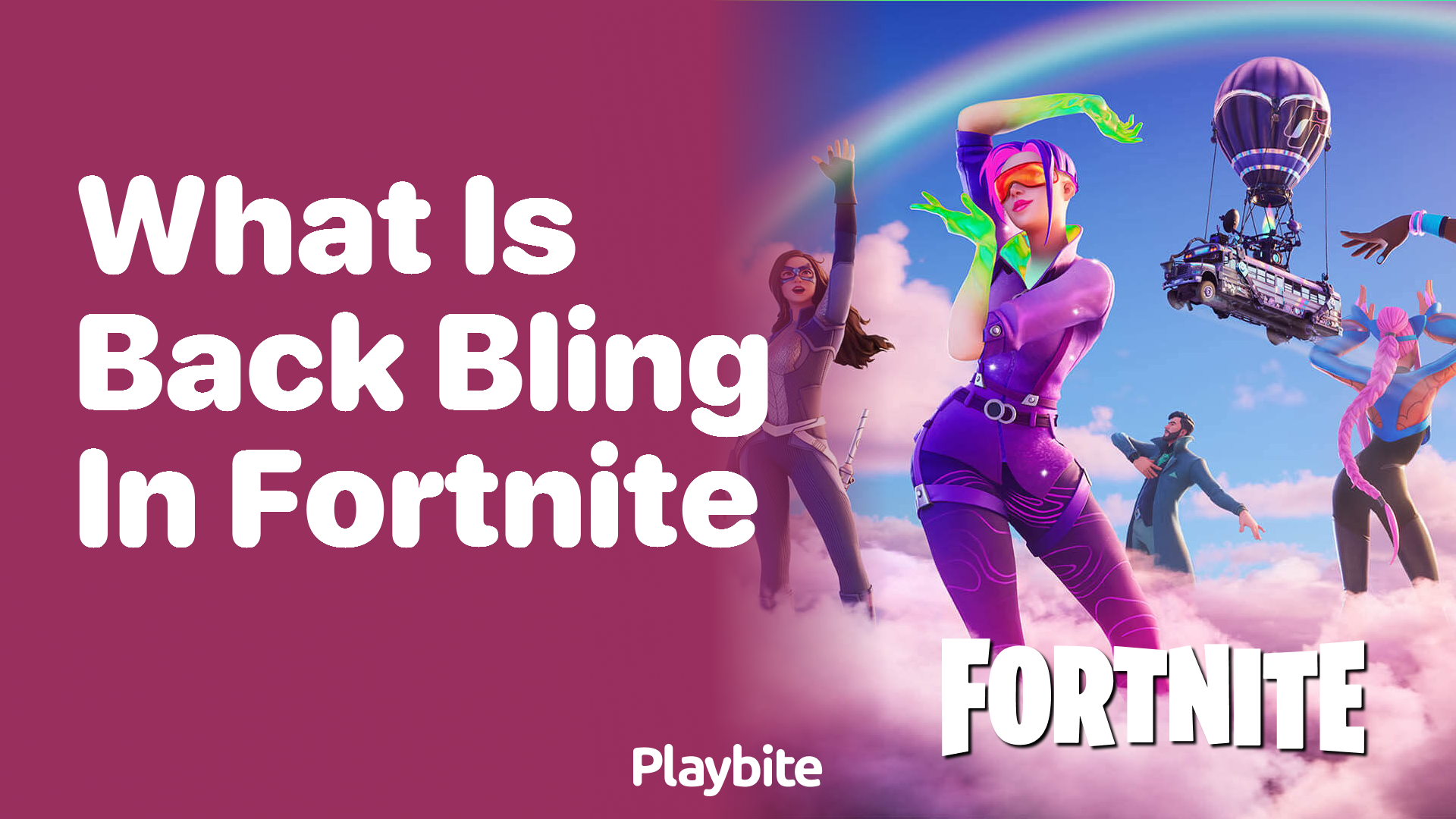 What is Back Bling in Fortnite?