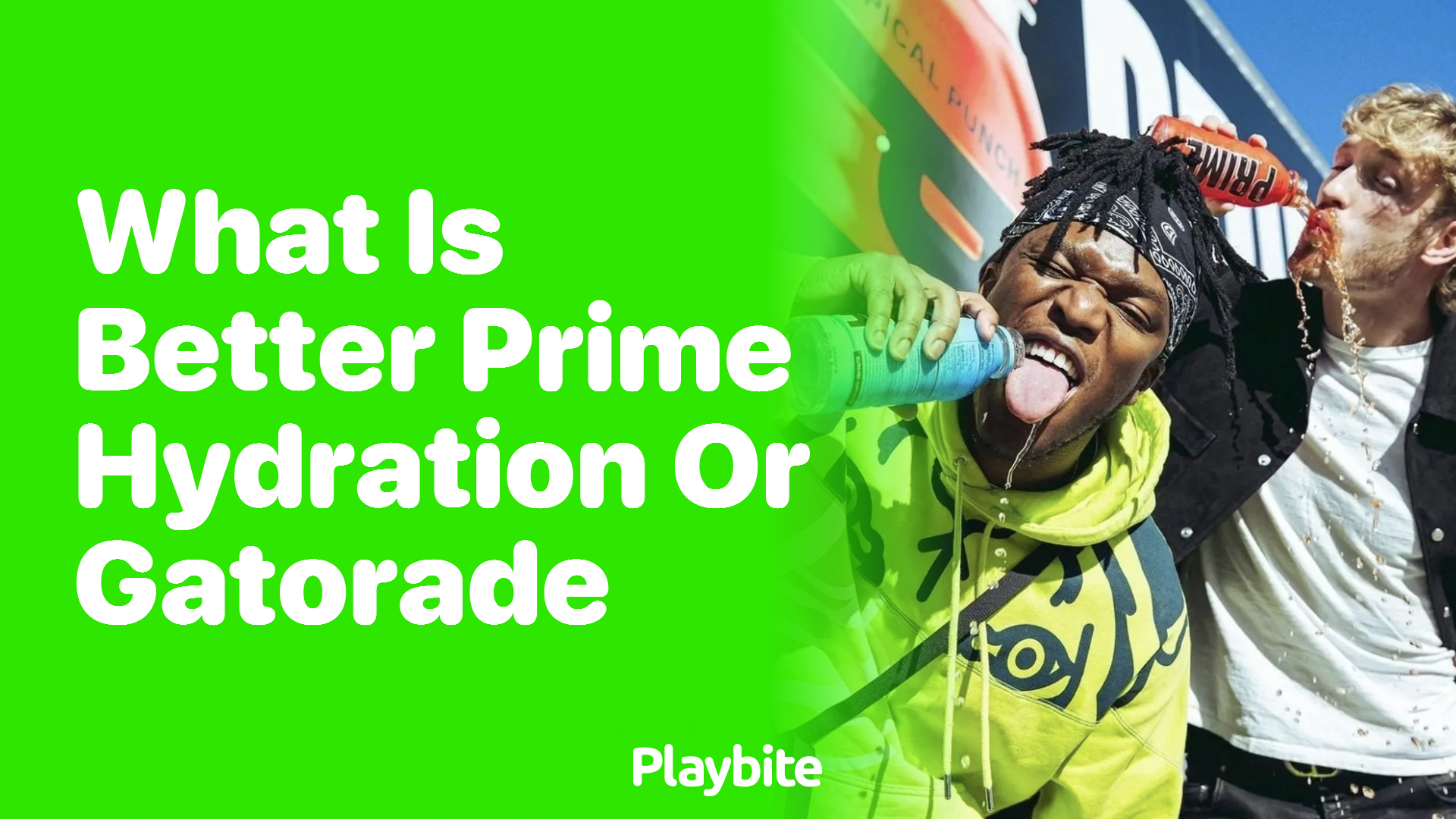 What Is Better: Prime Hydration or Gatorade?