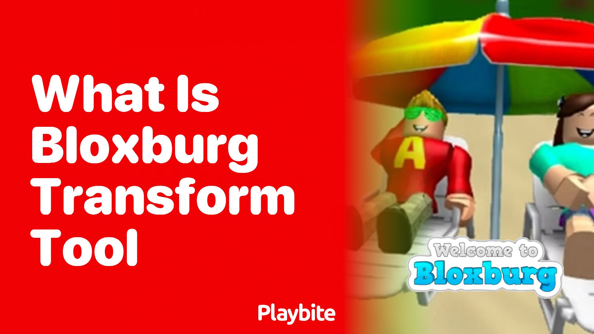 What is the Bloxburg Transform Tool?