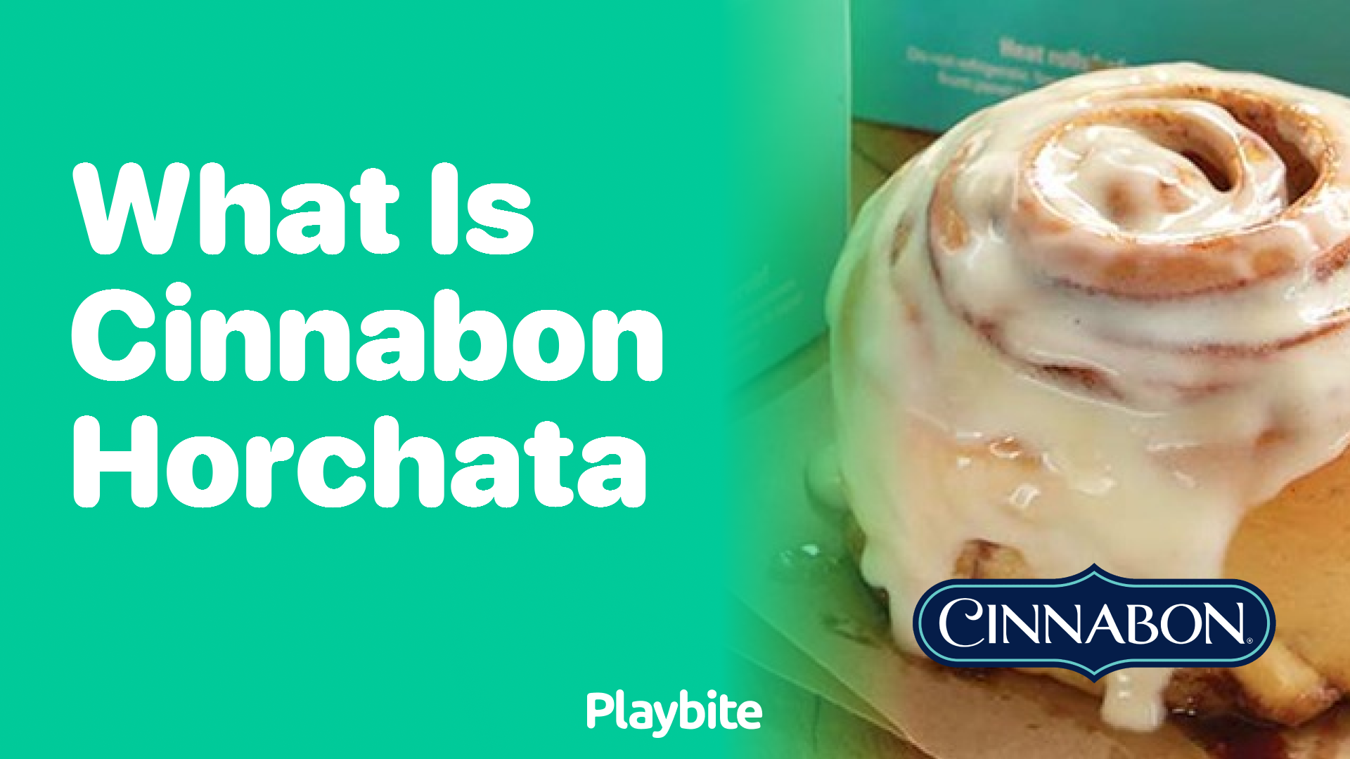 What is Cinnabon Horchata?