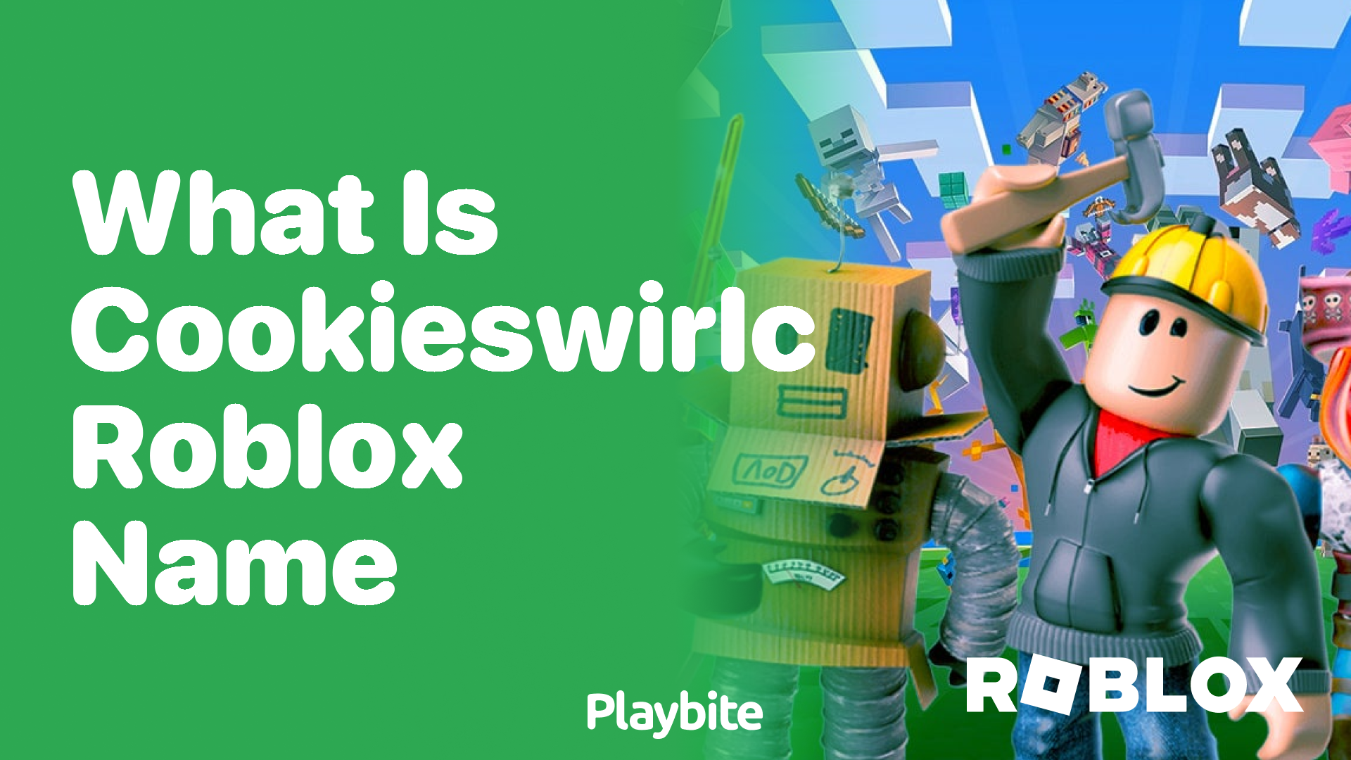 What is CookieSwirlC's Roblox Name? Playbite