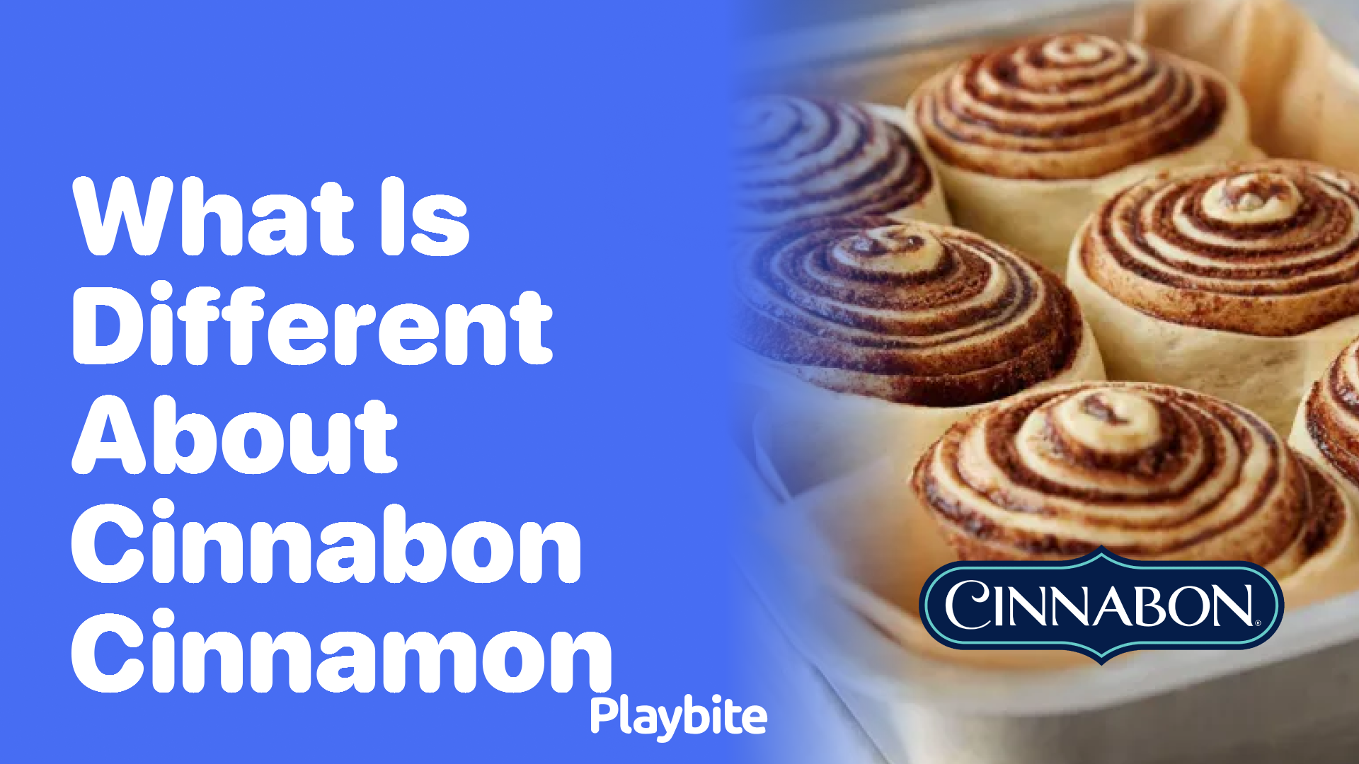 What Makes Cinnabon Cinnamon Unique?