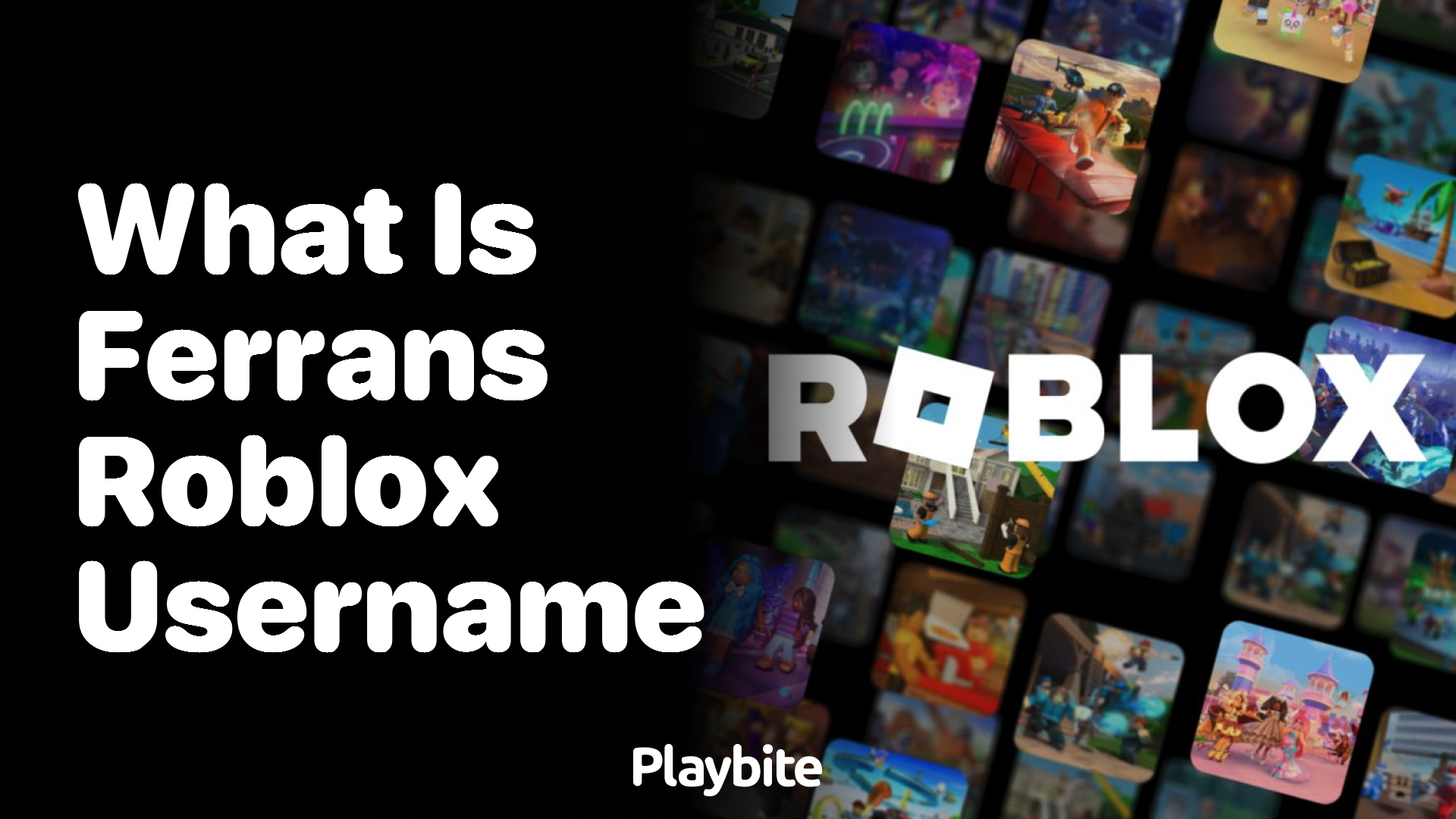 What is Ferran&#8217;s Roblox Username?