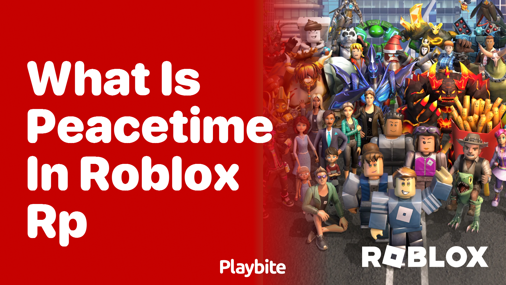 What is Peacetime in Roblox RP? Exploring the Basics! - Playbite