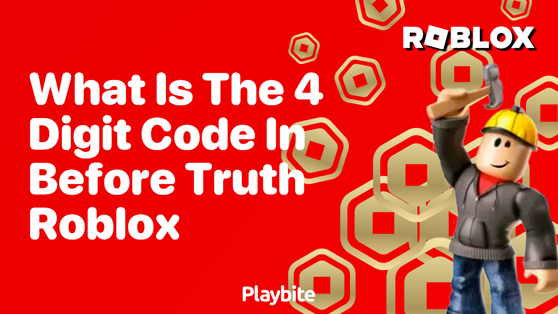 What Is the 4-Digit Code in Before Truth Roblox?