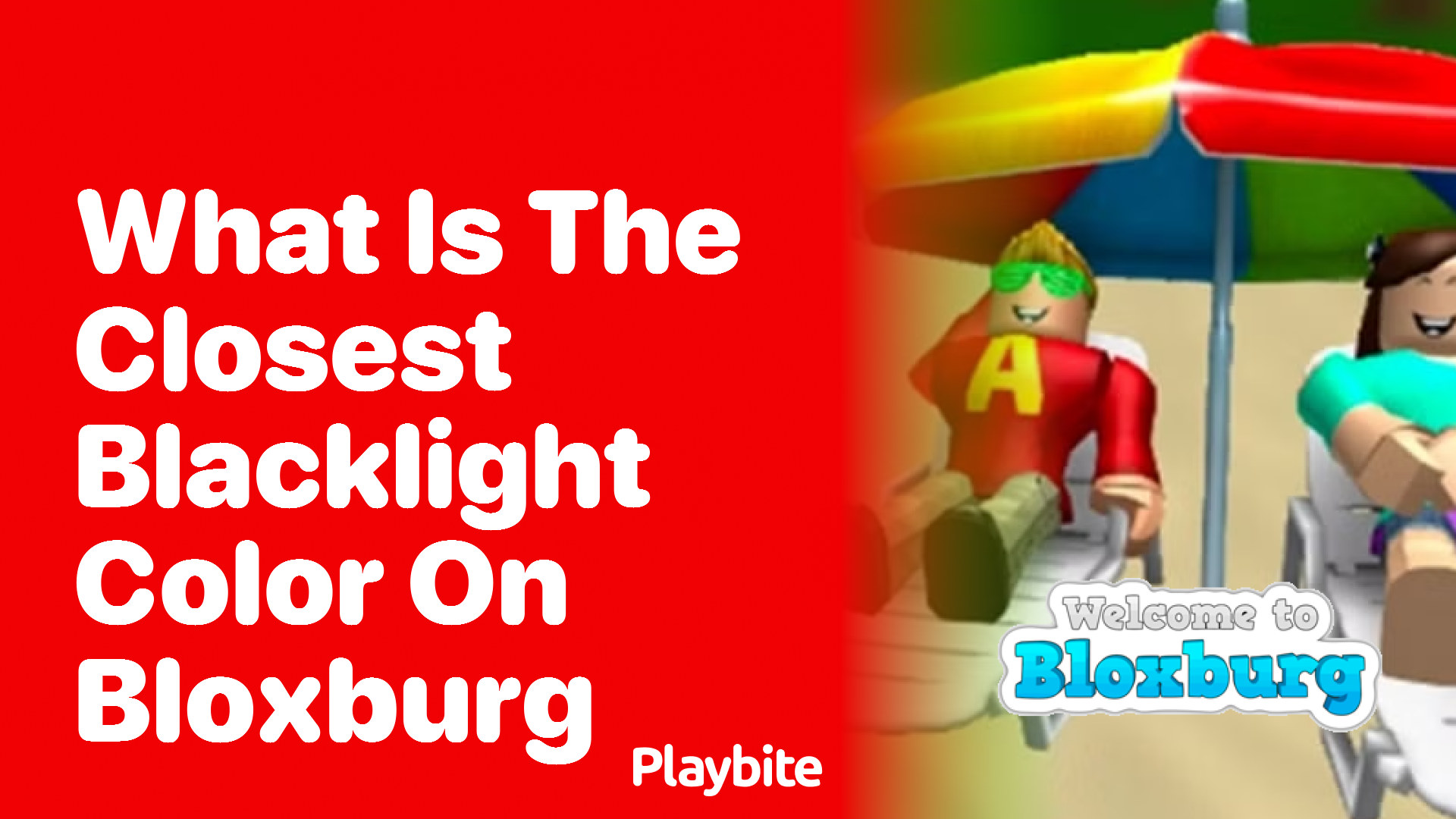 Discovering the Closest Blacklight Color in Bloxburg