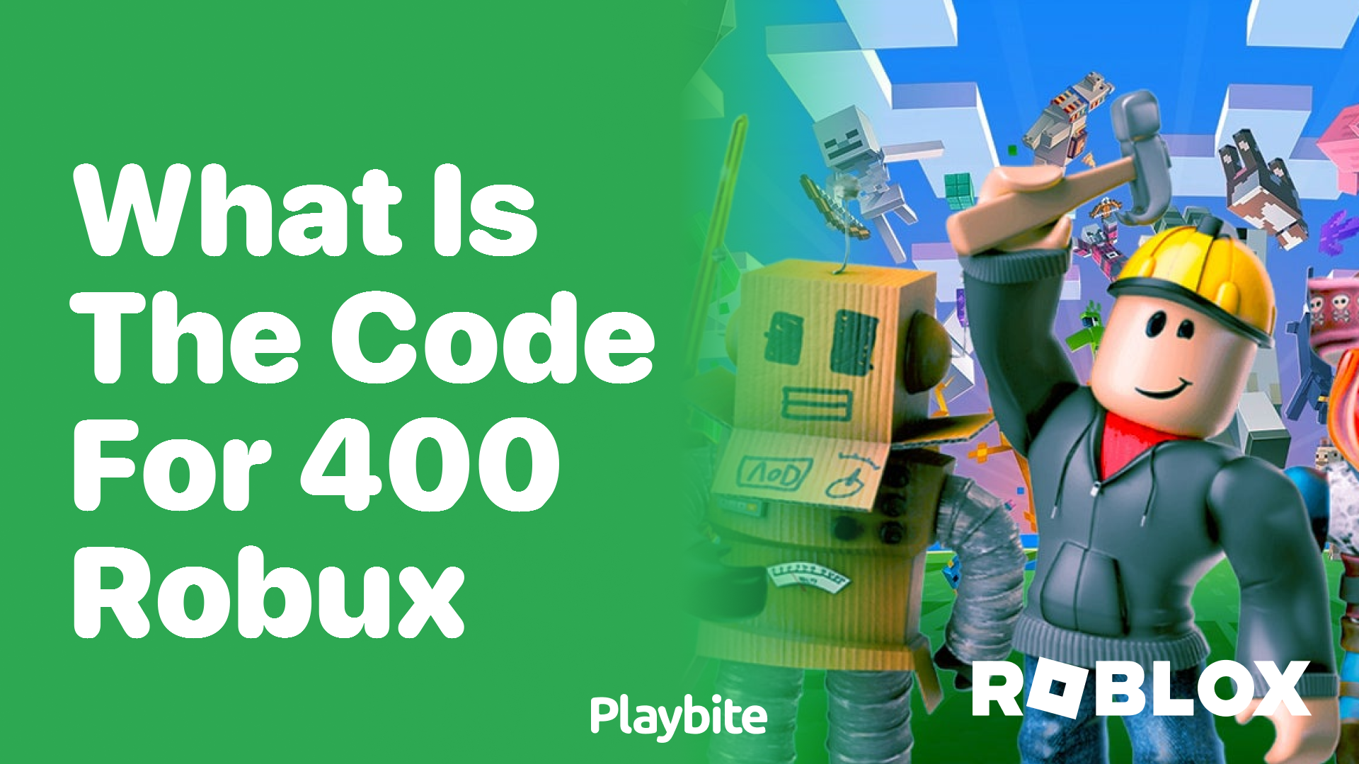 What Is the Code for 400 Robux?