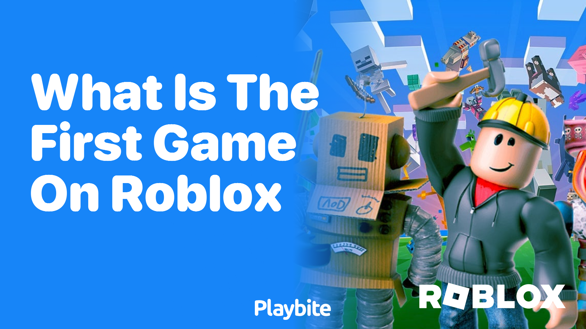 What Is the First Game on Roblox?