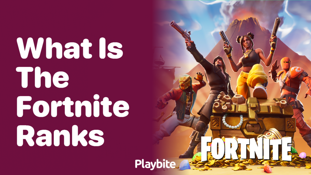 What Are the Fortnite Ranks? A Quick Guide - Playbite