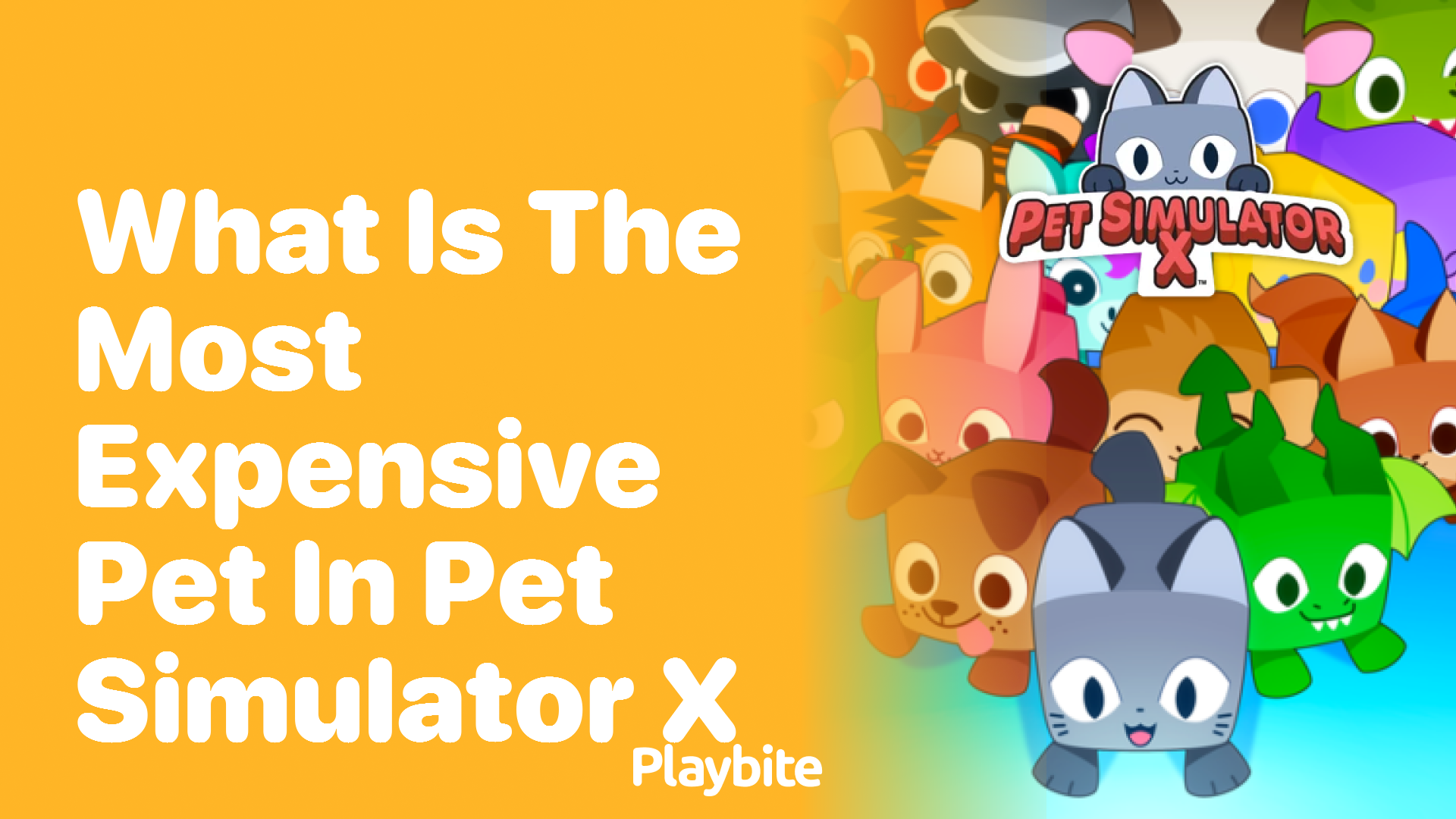 What is the Most Expensive Pet in Pet Simulator X?