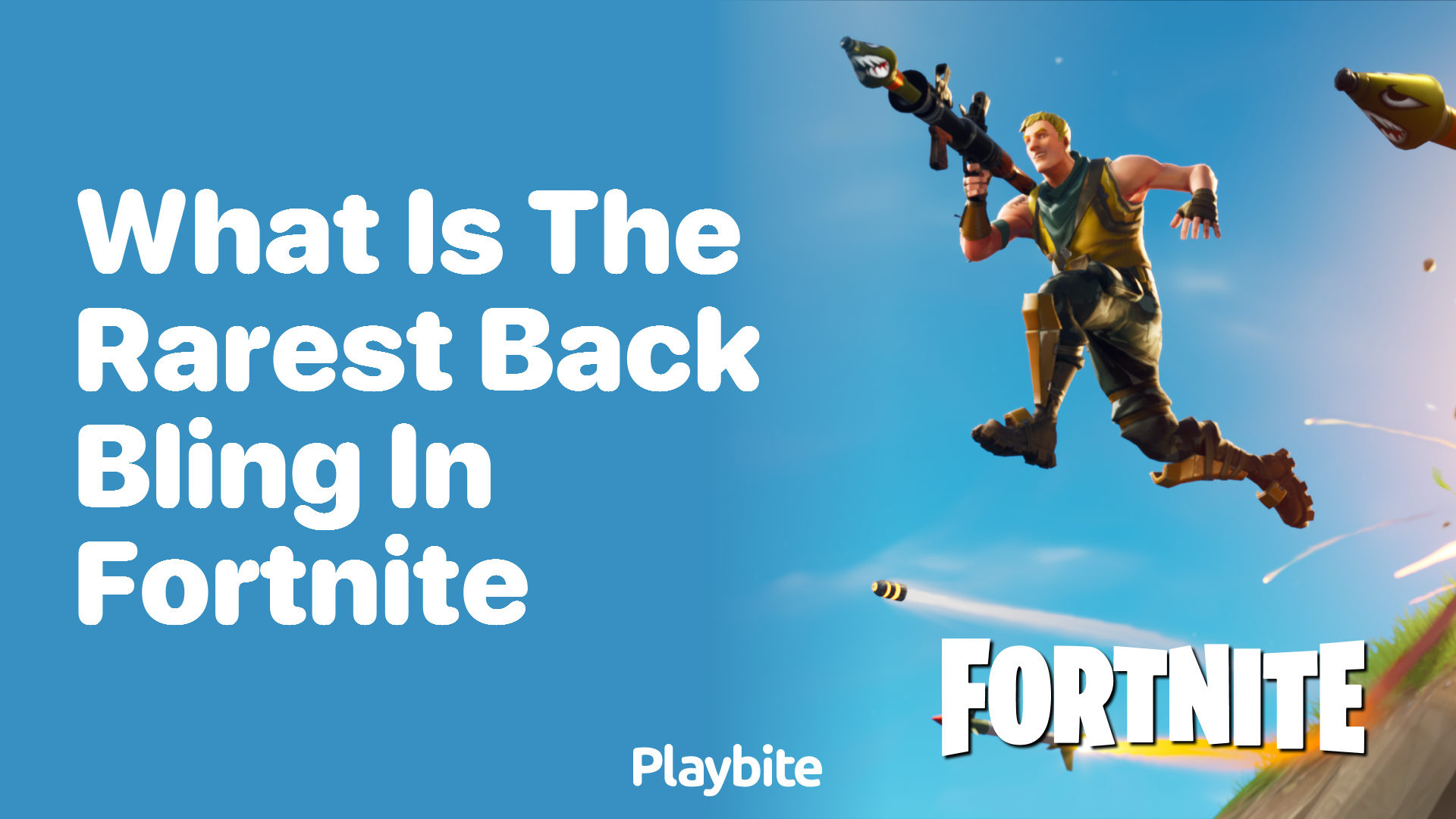 What Is the Rarest Back Bling in Fortnite?