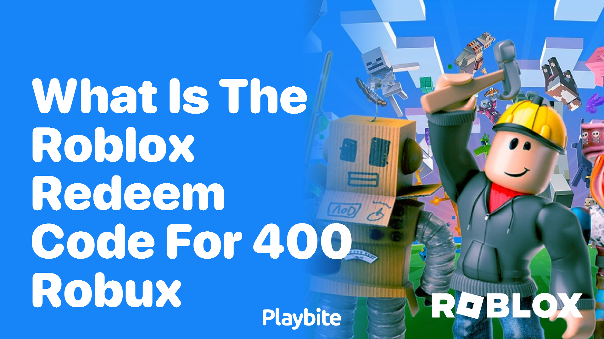 What is the Roblox Redeem Code for 400 Robux?