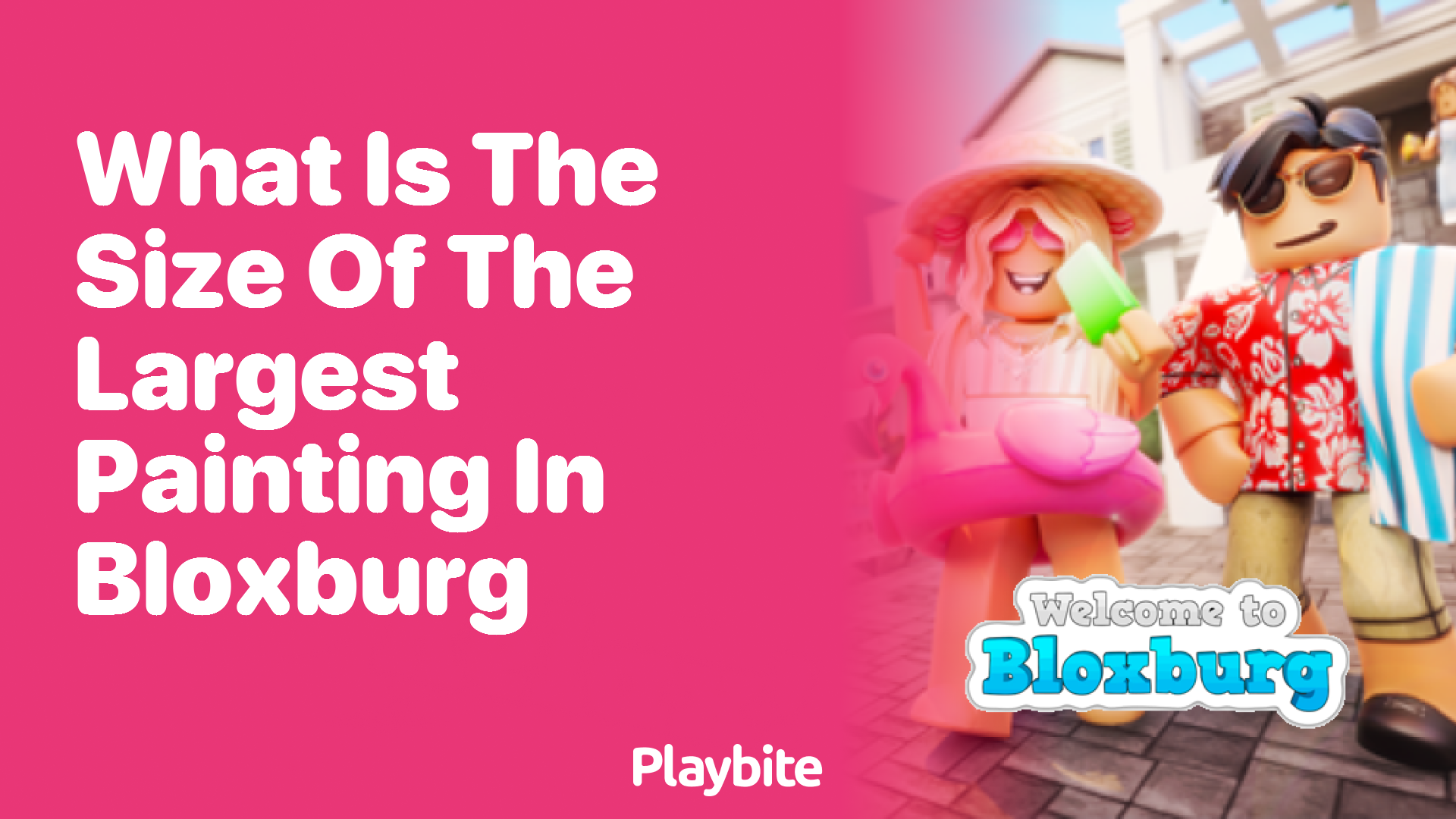 What Is the Size of the Largest Painting in Bloxburg?