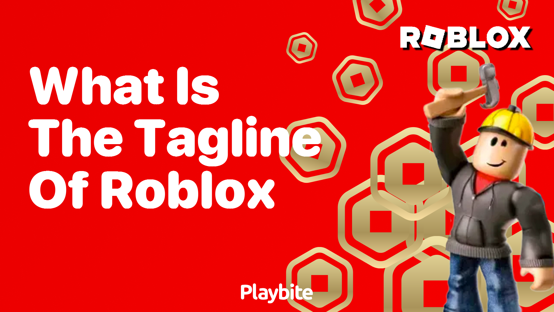 What Is the Tagline of Roblox?