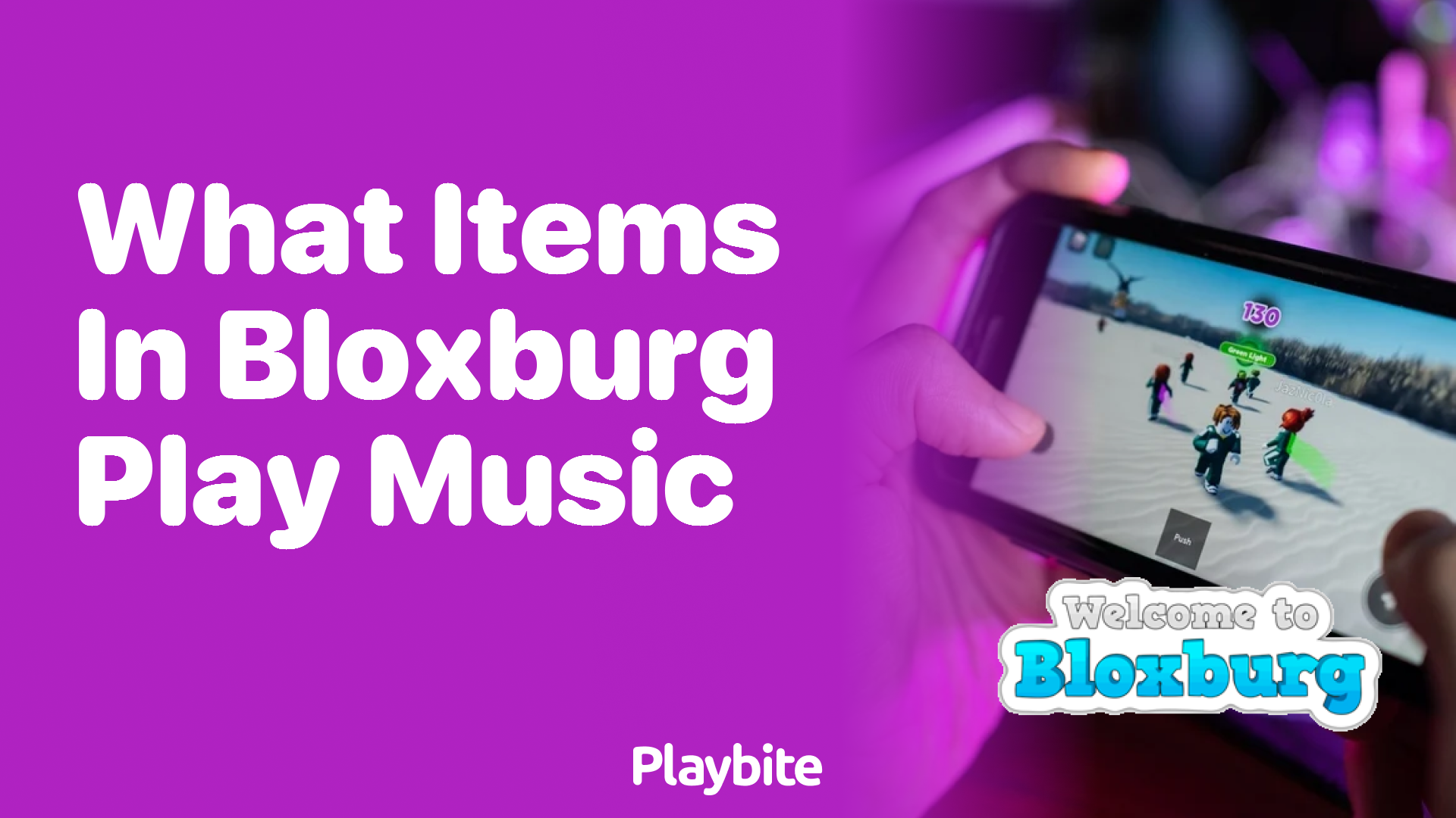 What Items in Bloxburg Play Music?