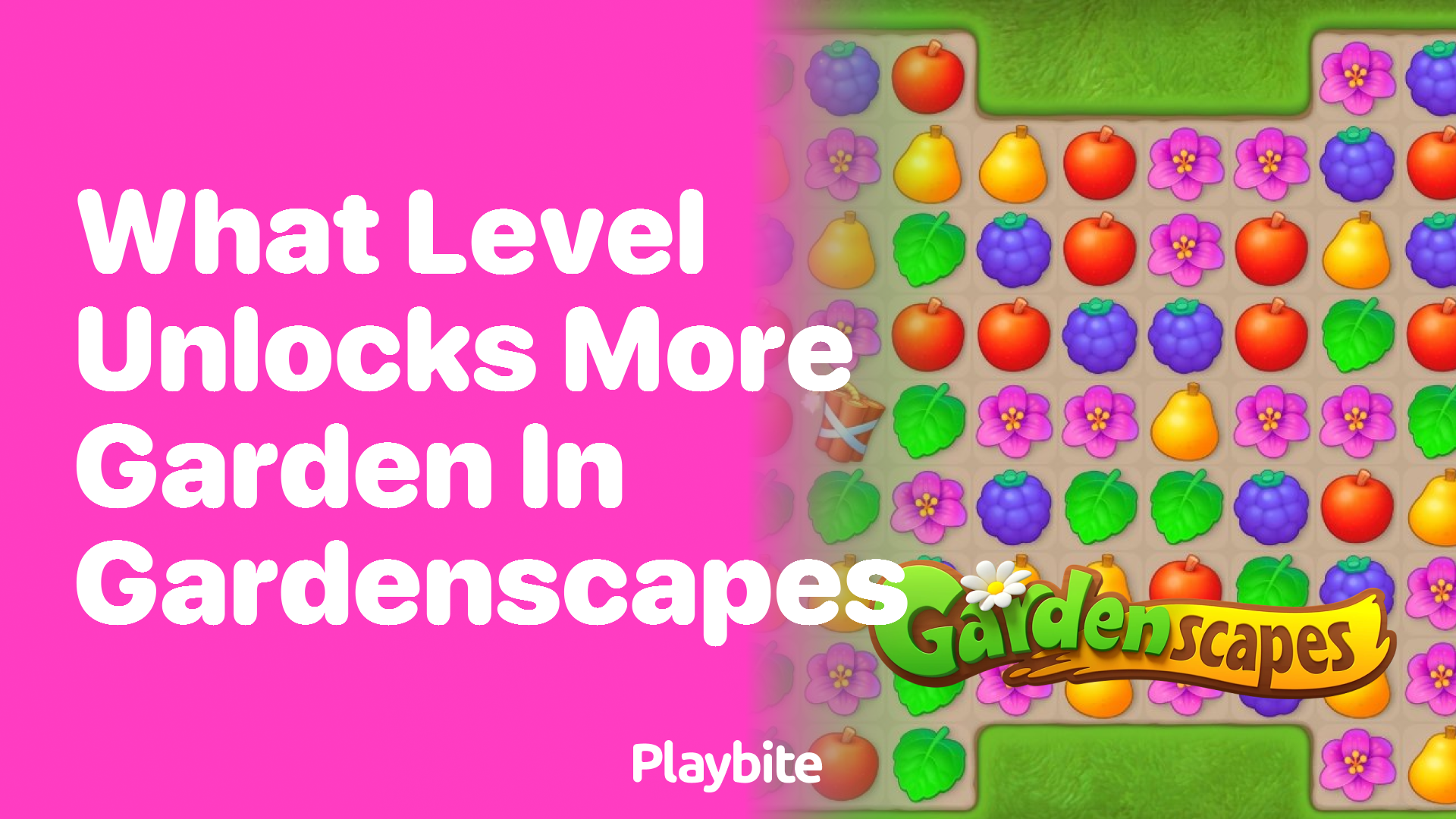 What Level Unlocks More Garden in Gardenscapes?