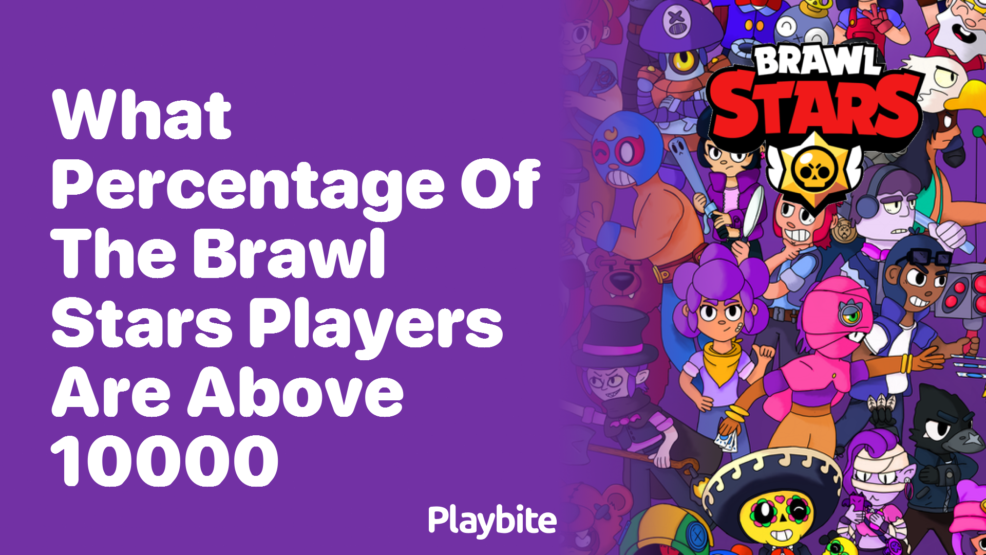 What Percentage of Brawl Stars Players are Above 10,000?