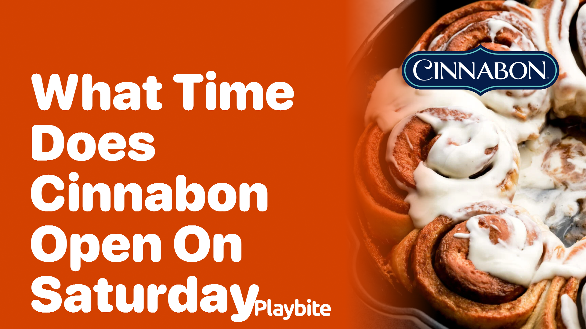 What Time Does Cinnabon Open on Saturday?