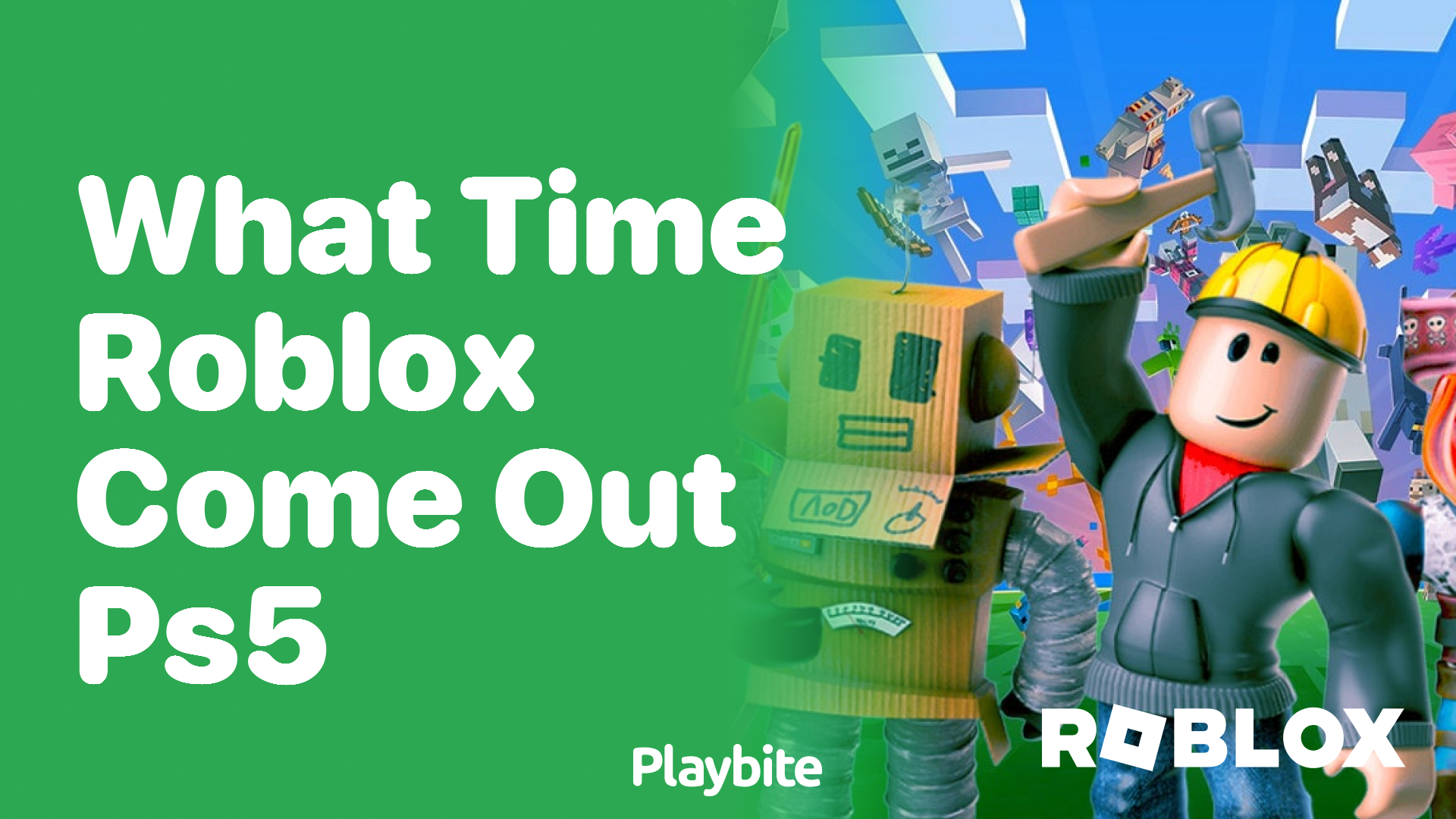 what time does roblox come.out