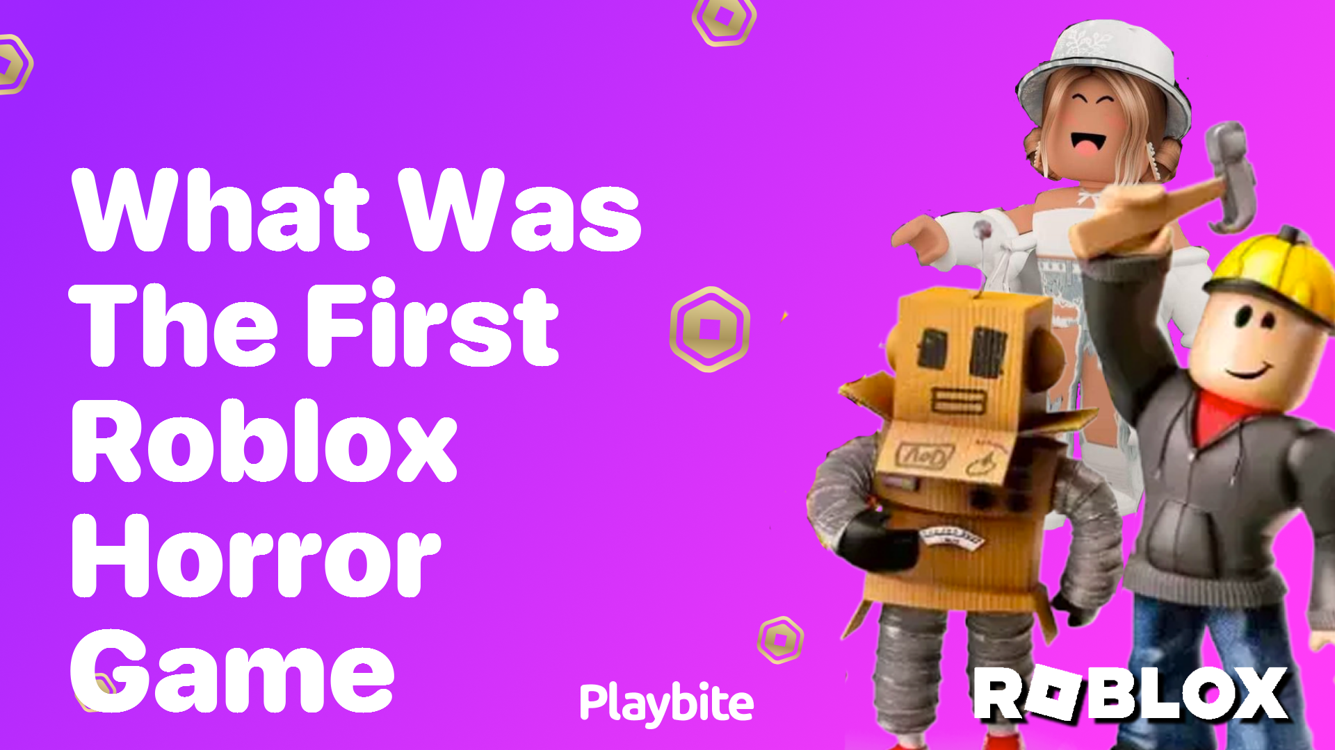 What Was the First Roblox Horror Game? - Playbite