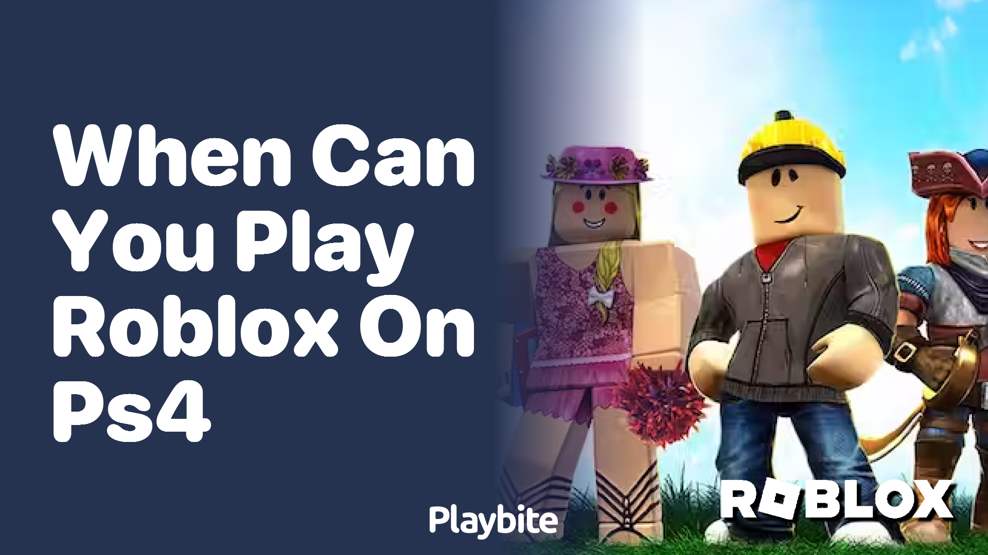 Play roblox on sale ps4