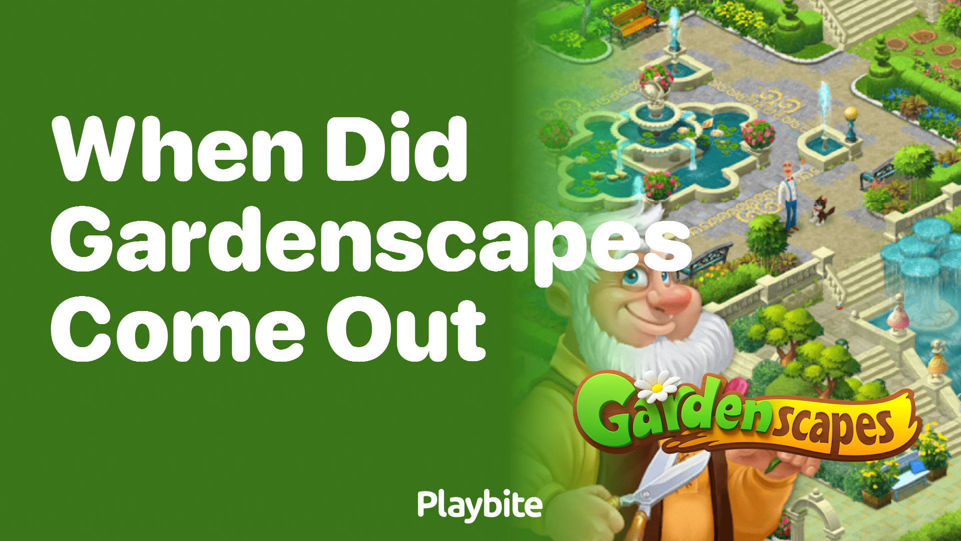 When did Gardenscapes first release? Find out here!