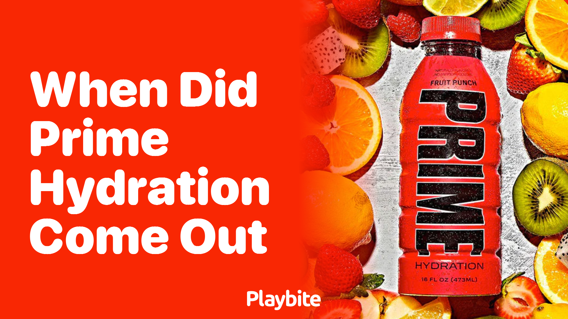 When Did Prime Hydration Make Its Debut?