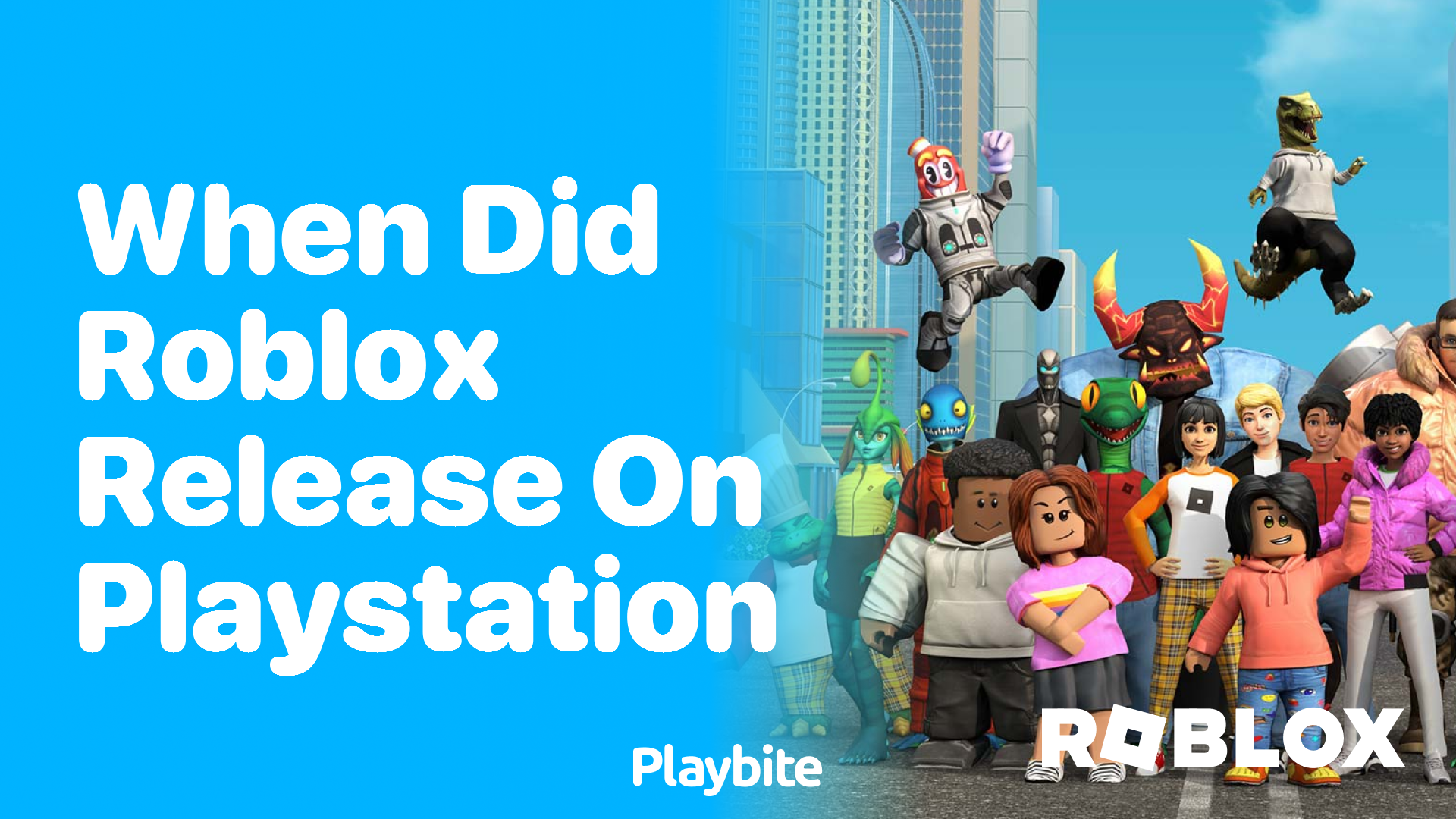 When Did Roblox Release on PlayStation? - Playbite