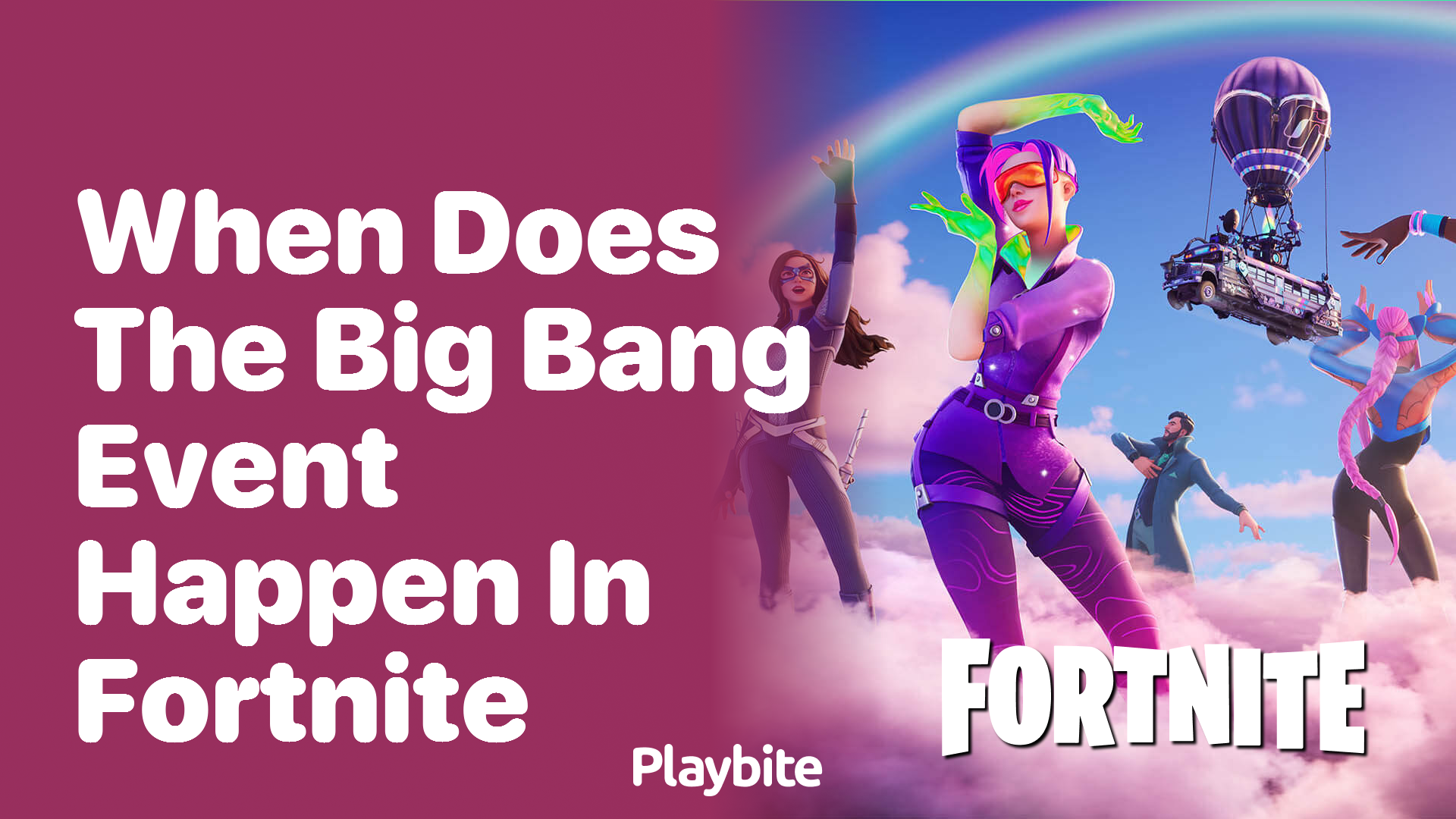 Everything You NEED To Do BEFORE Attending The Big Bang Event TOMORROW In  Fortnite! 