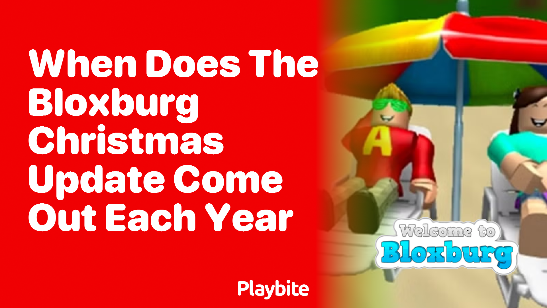 When Does the Bloxburg Christmas Update Come Out Each Year?